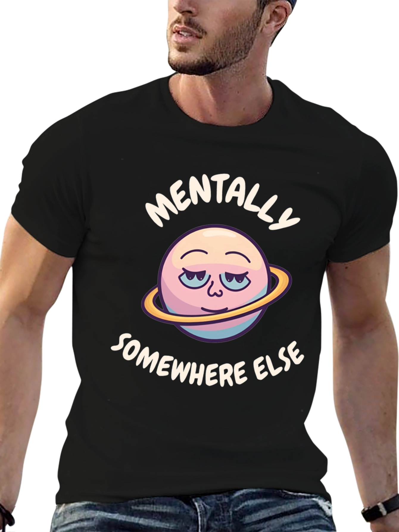 Mentally Somewhere Else Graphic Tee