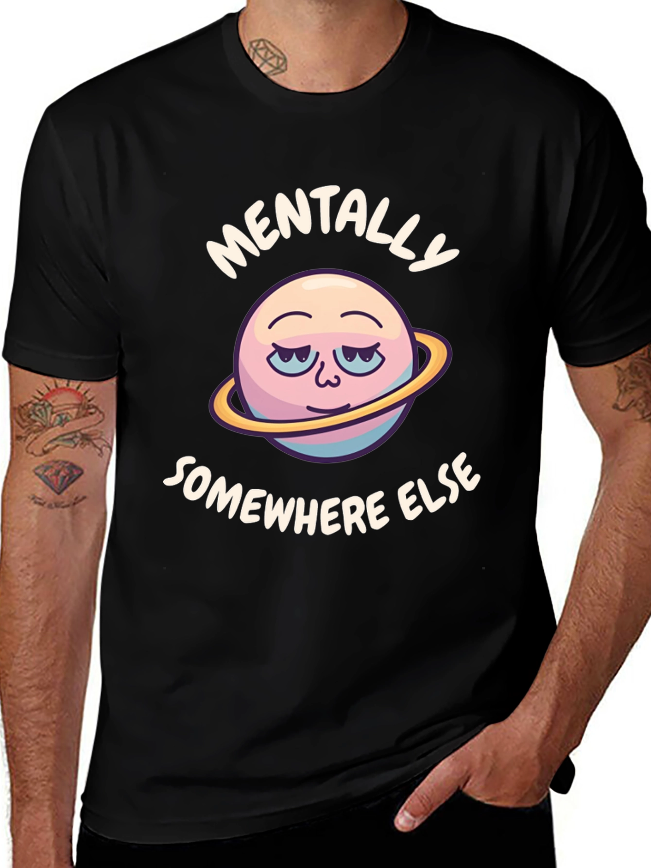 Mentally Somewhere Else Graphic Tee