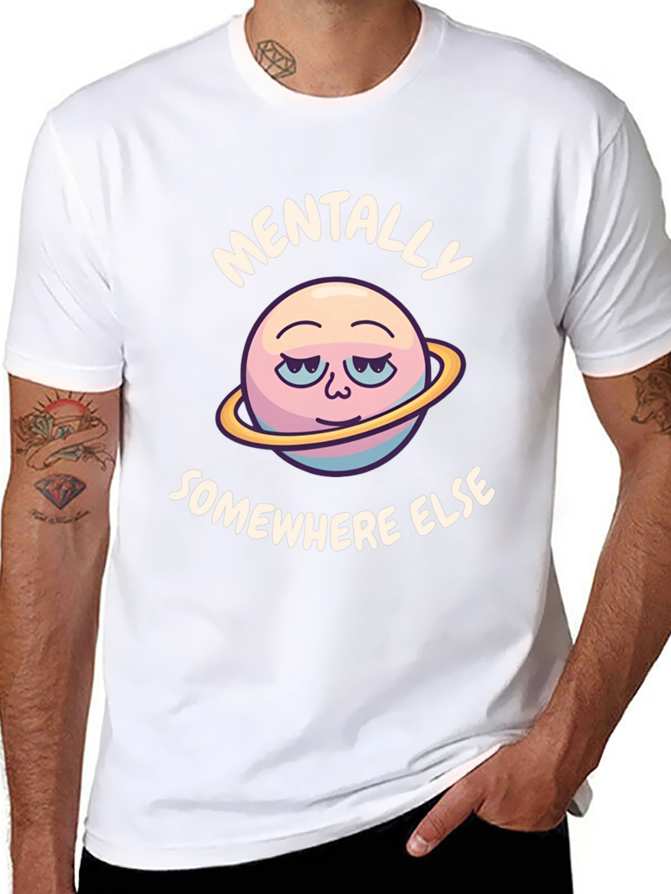 Mentally Somewhere Else Graphic Tee