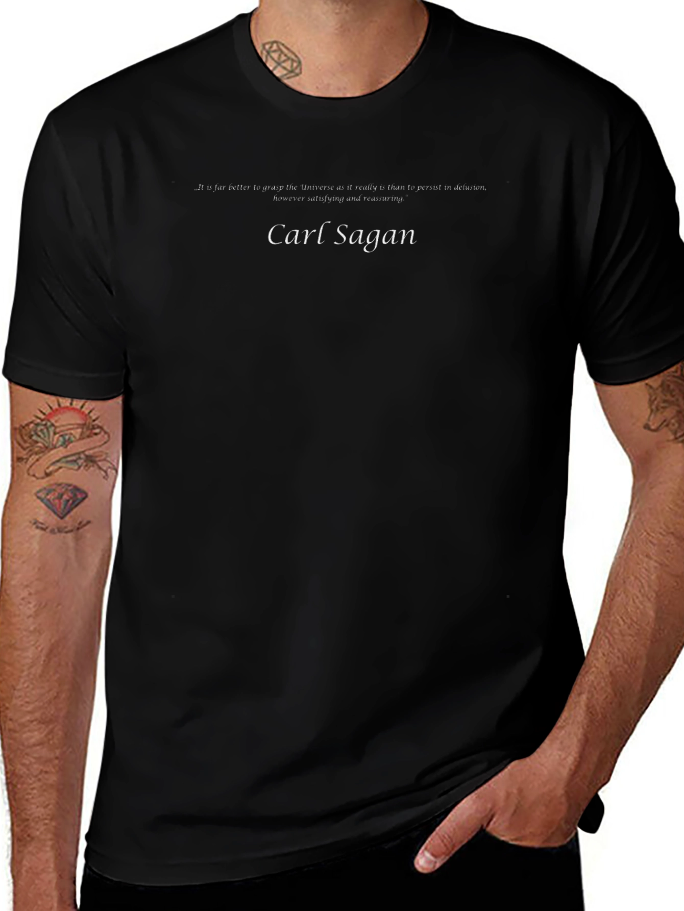 Carl Sagan Quote T-Shirt - Inspiring Tee