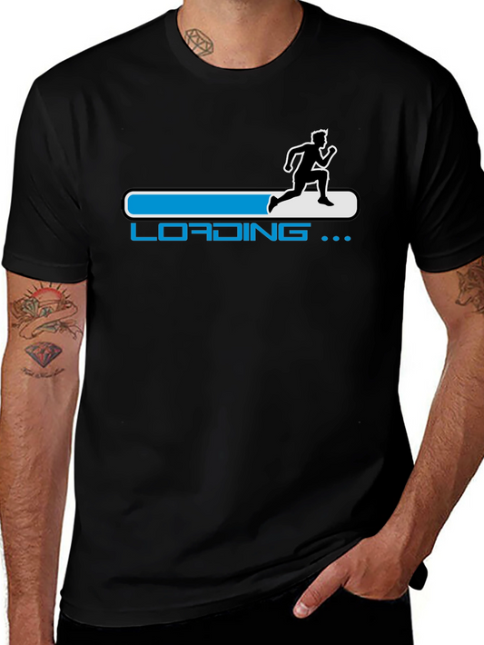 Loading Runner Graphic Tee - Black Stylish and Comfortable