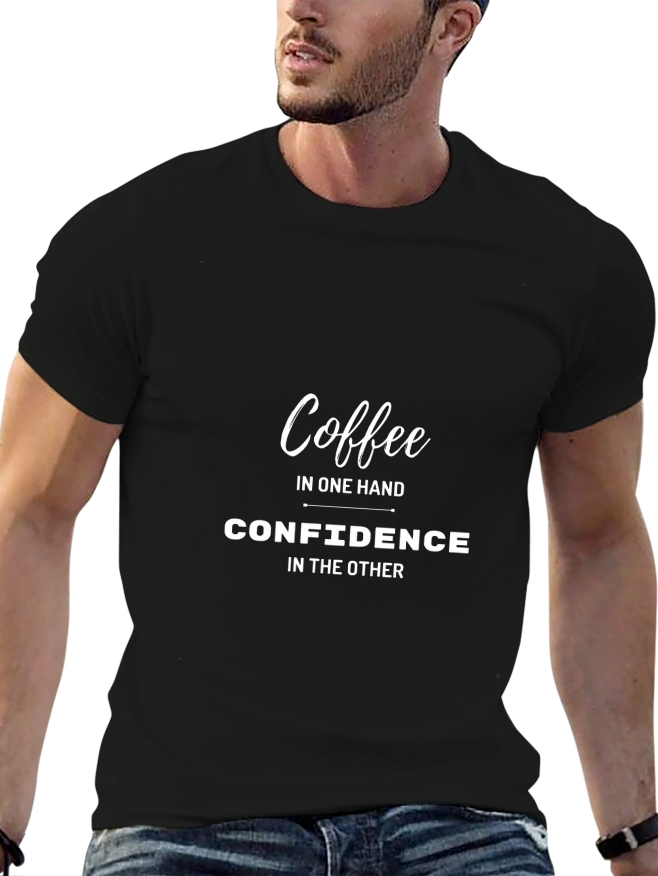 Coffee and Confidence Graphic Tee