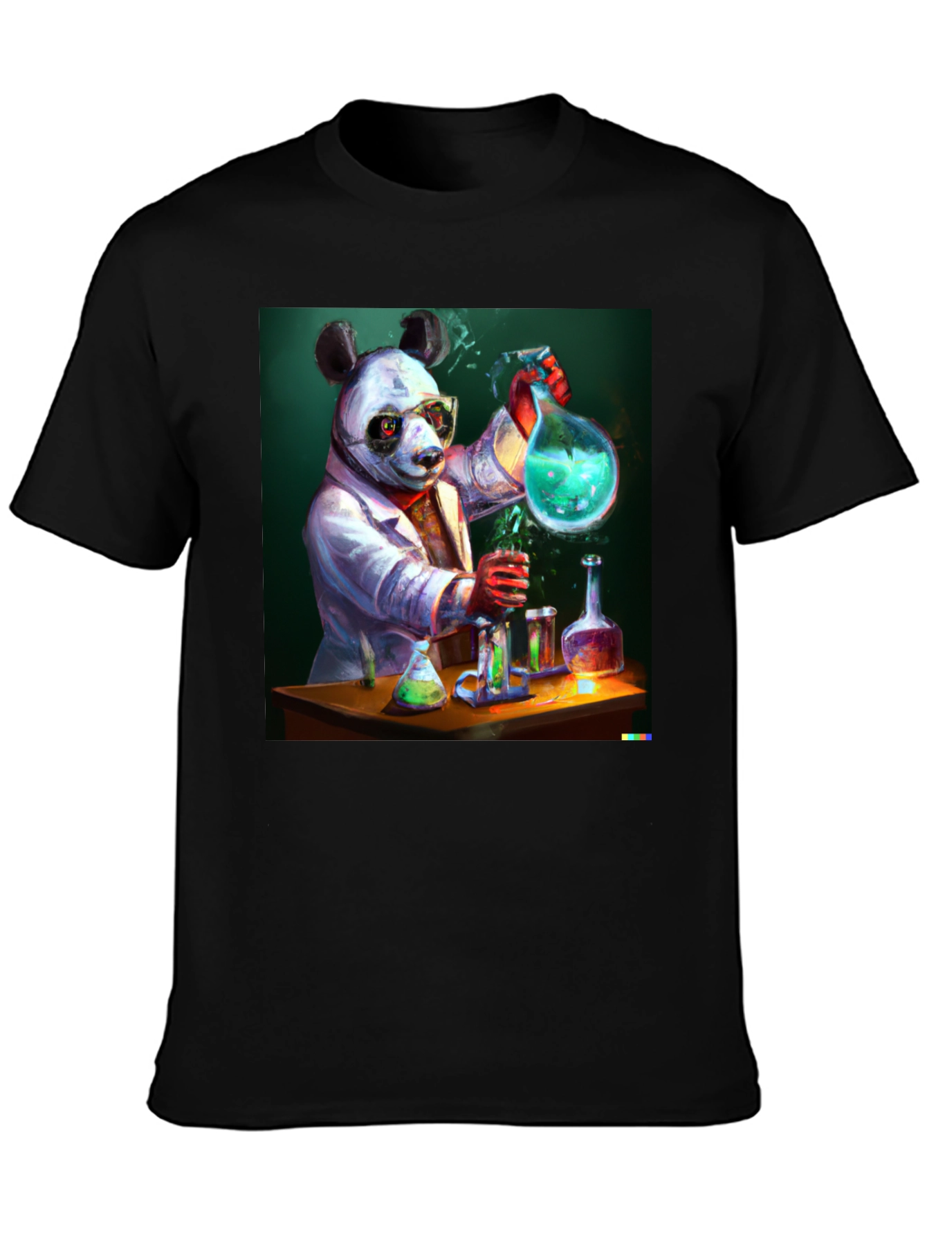 Scientist Panda Graphic Tee