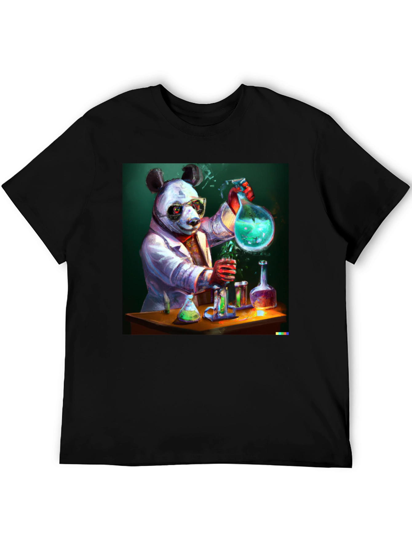 Scientist Panda Graphic Tee