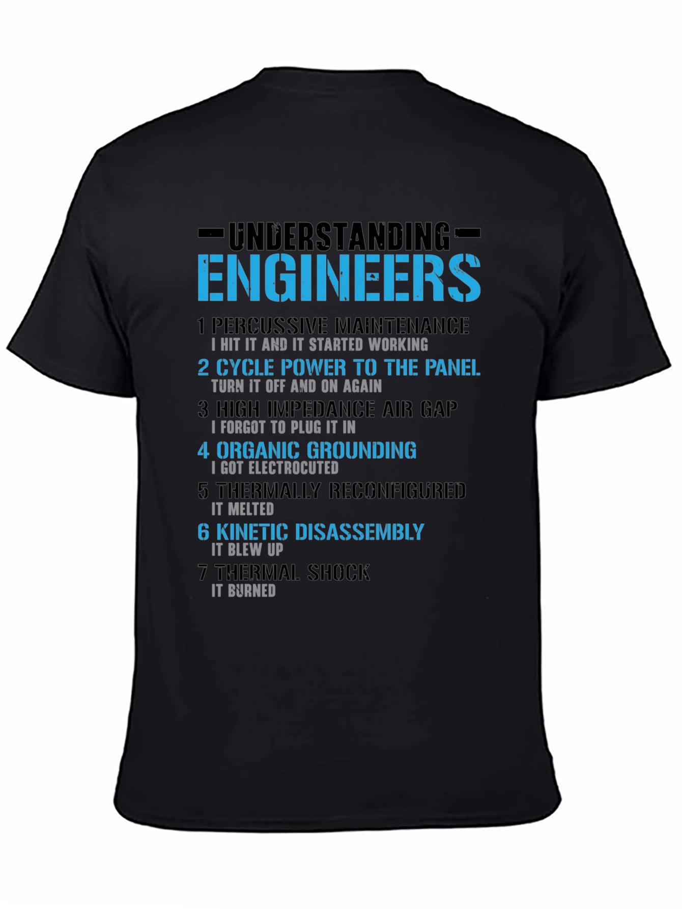 Engineer Humor T-Shirt - Understanding Engineers