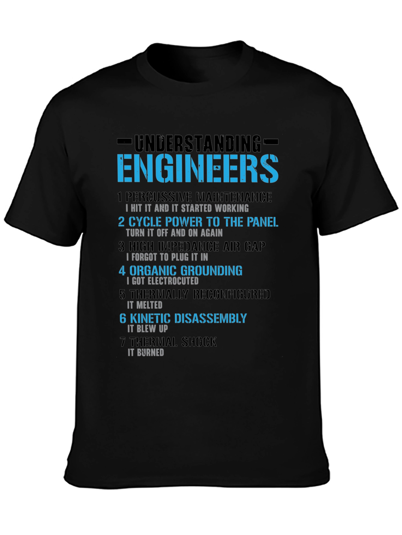 Engineer Humor T-Shirt - Understanding Engineers