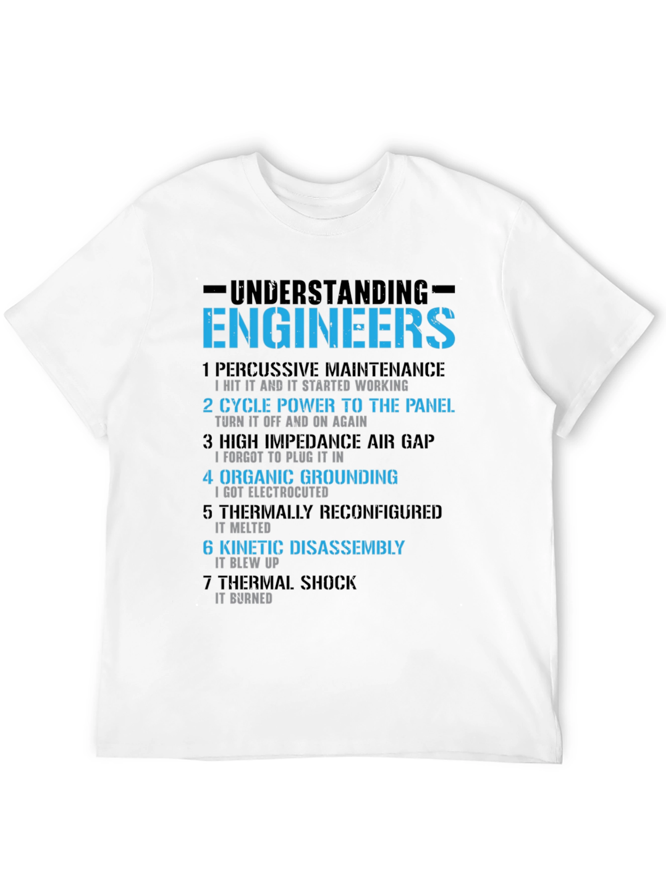 Engineer Humor T-Shirt - Understanding Engineers