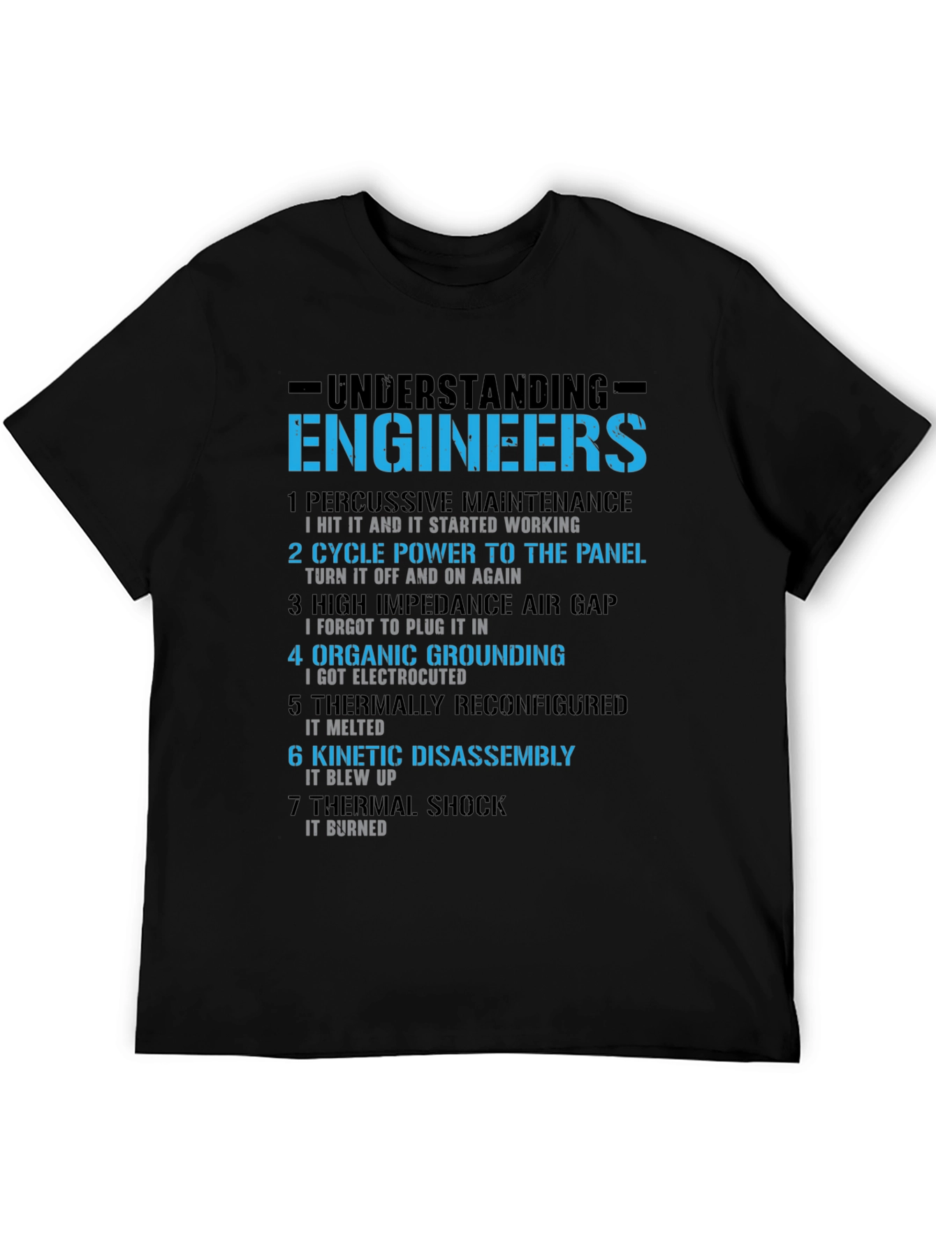 Engineer Humor T-Shirt - Understanding Engineers
