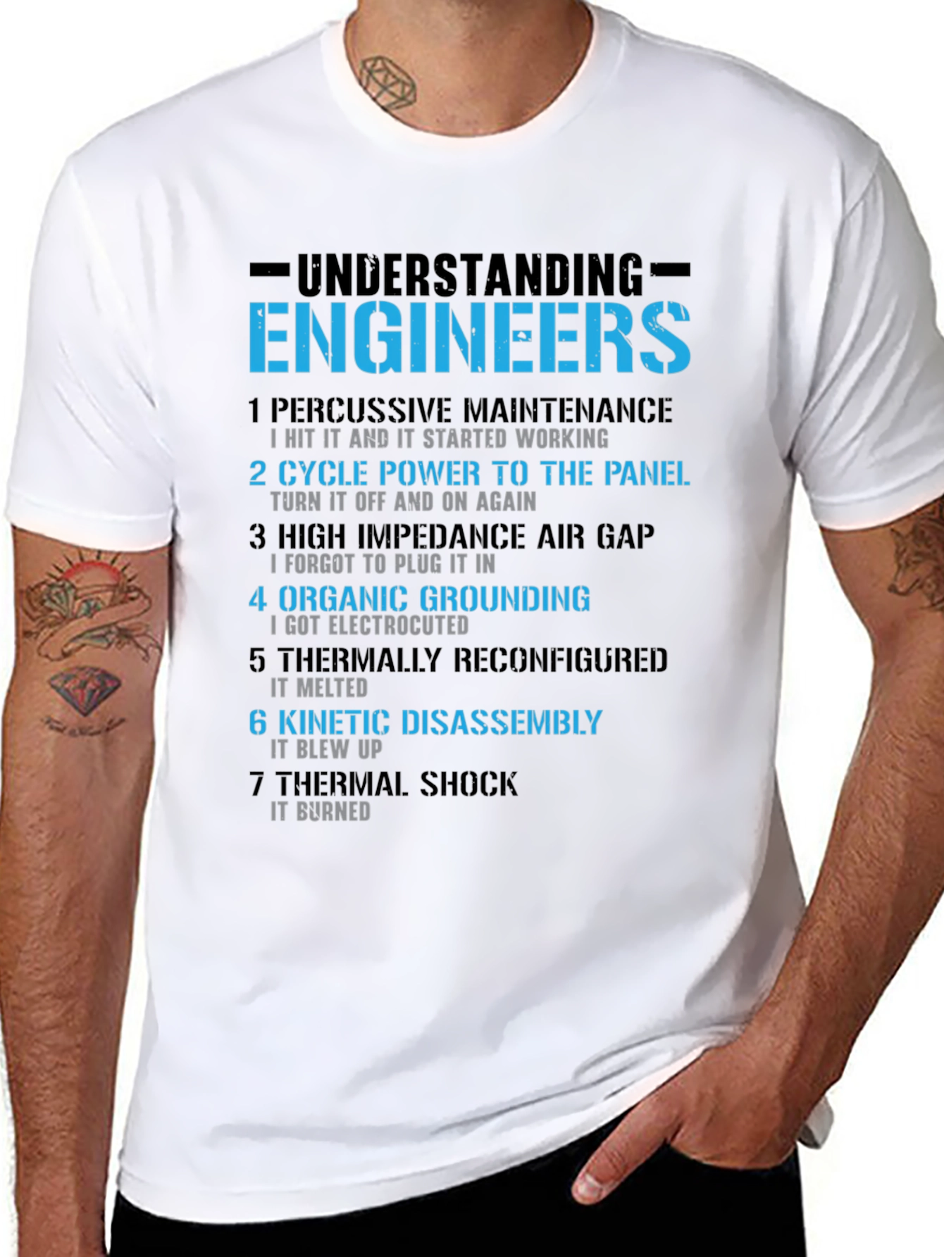 Engineer Humor T-Shirt - Understanding Engineers
