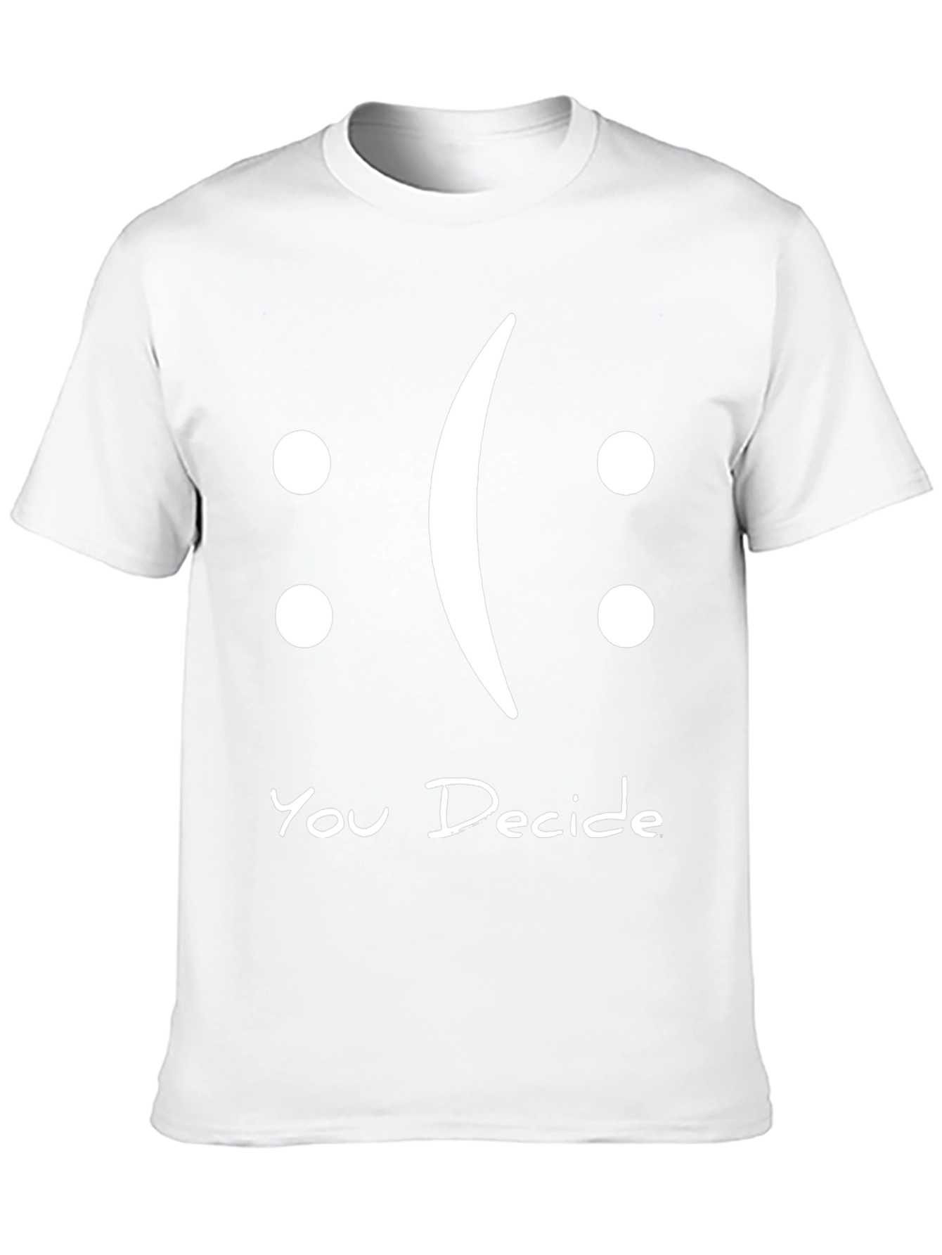 You Decide Graphic T-Shirt - Black Casual Tee