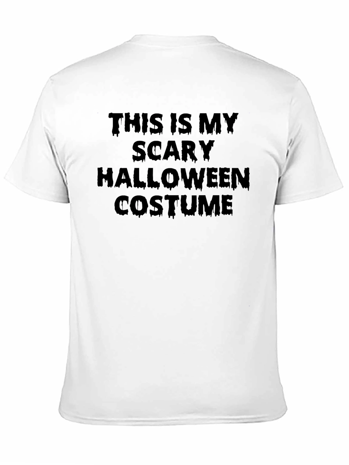 Scary Halloween Costume Graphic Tee
