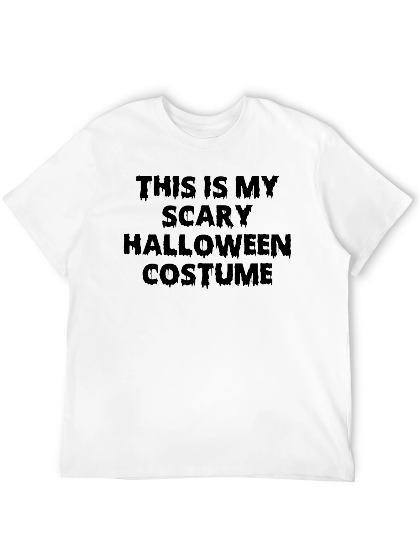 Scary Halloween Costume Graphic Tee