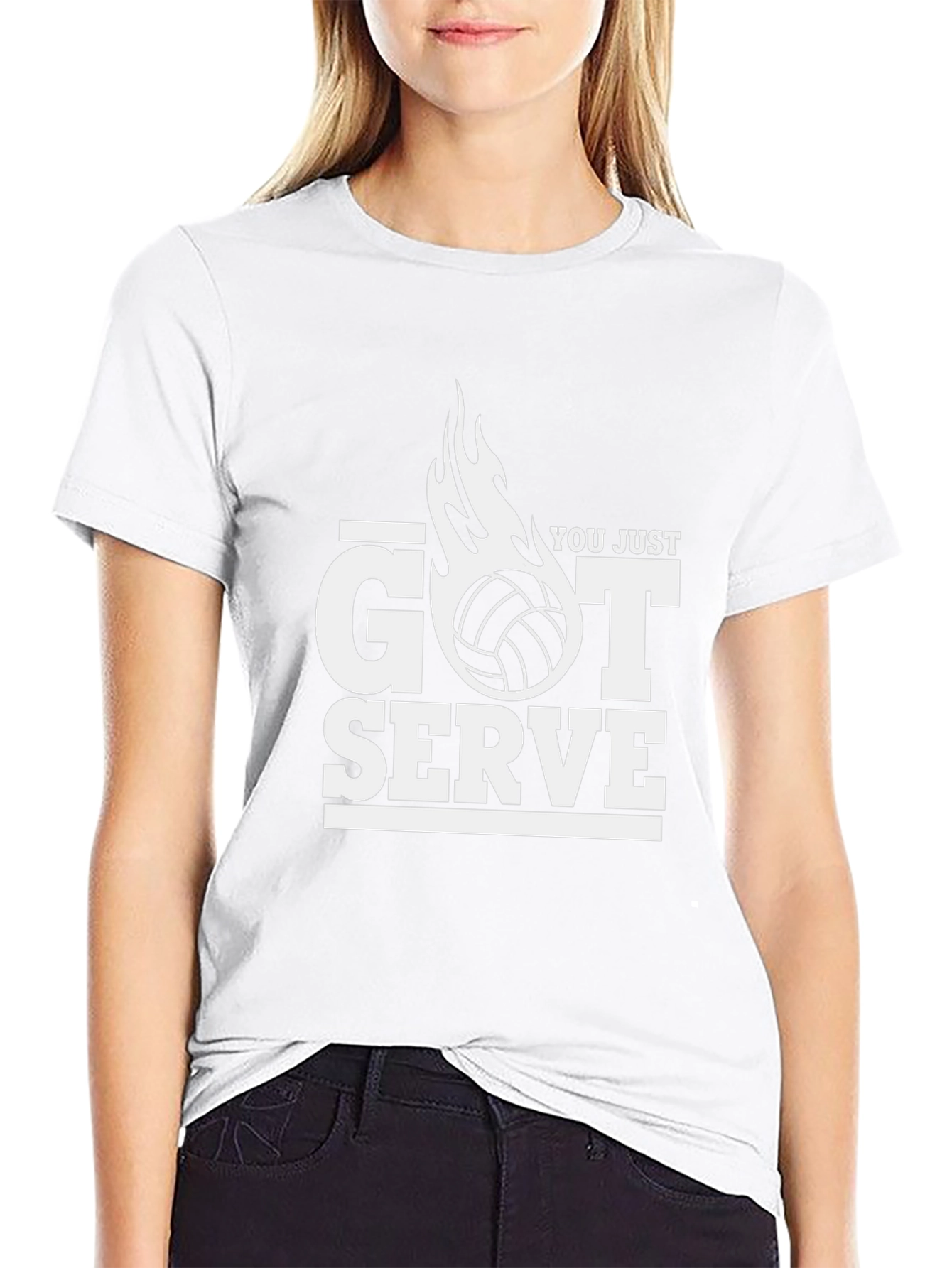 Volleyball Got Serve Graphic T-Shirt