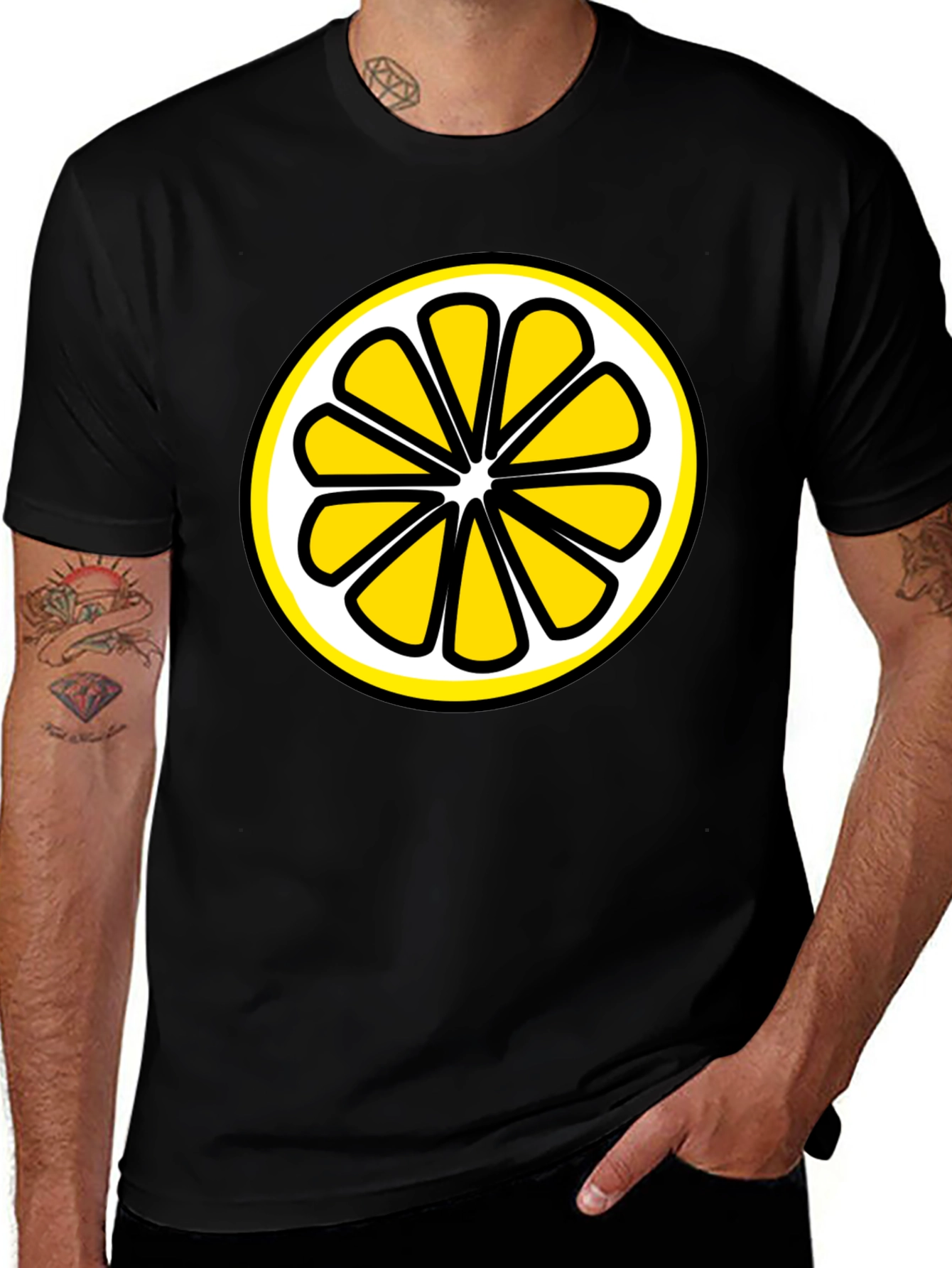 Lemon Slice Graphic Tee - Fresh Style