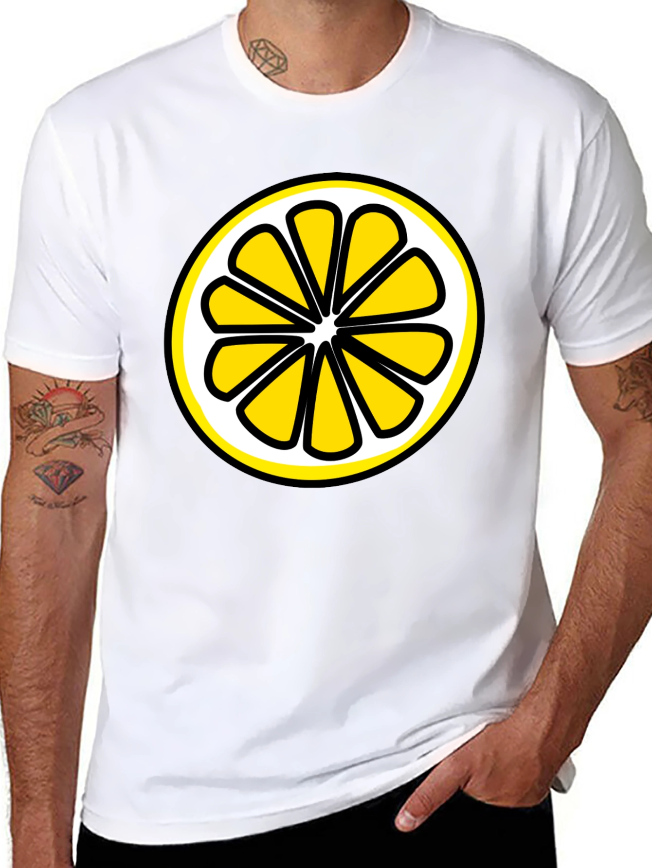 Lemon Slice Graphic Tee - Fresh Style