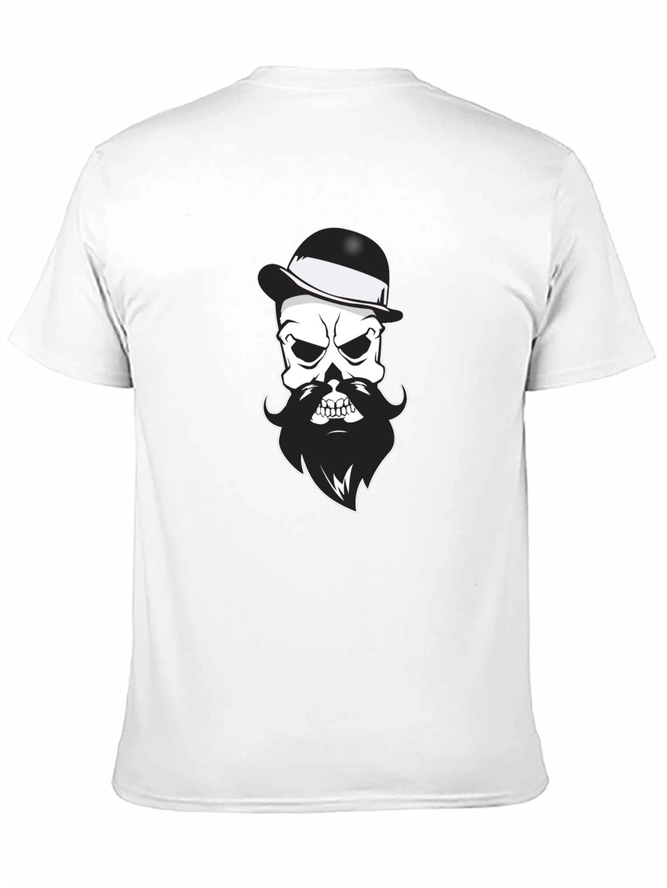 Bearded Skull T-Shirt - Mens Black Graphic Tee
