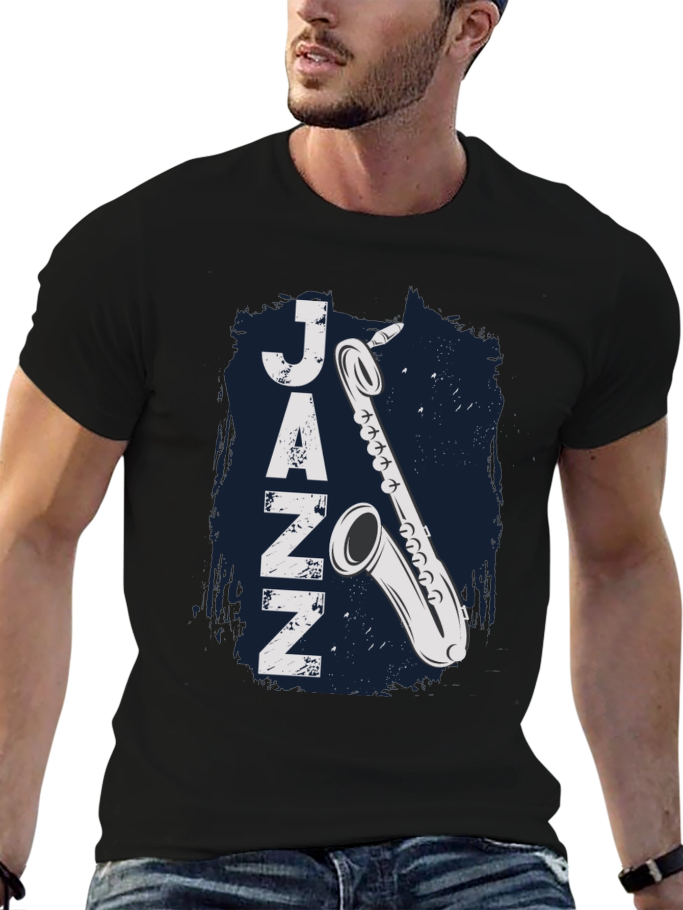 Jazz Music T-Shirt - Saxophone Graphic Tee