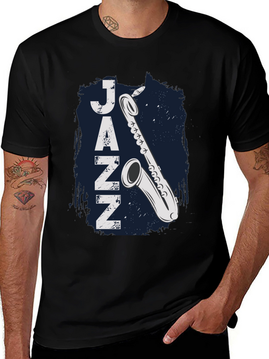 Jazz Music T-Shirt - Saxophone Graphic Tee