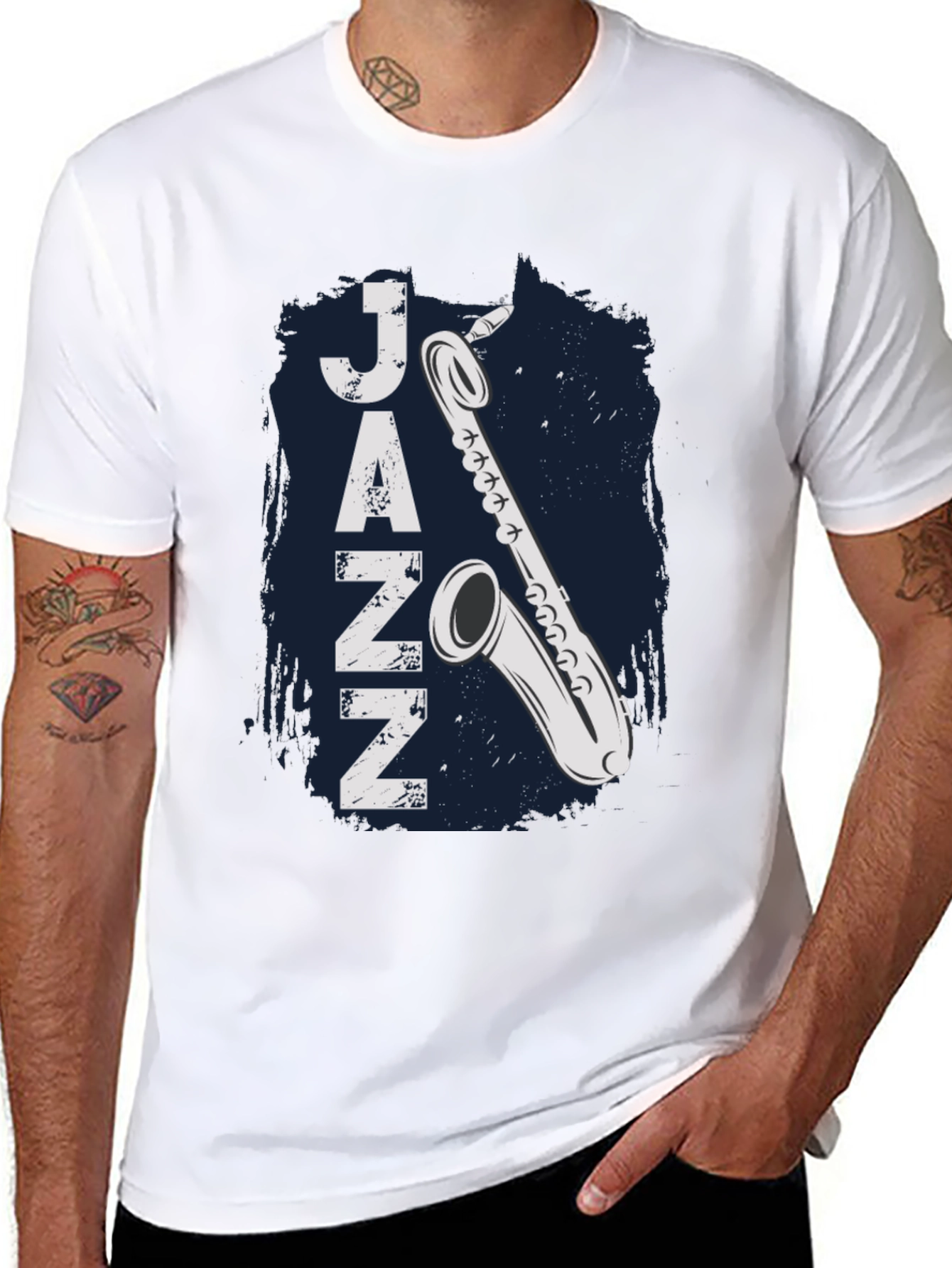 Jazz Music T-Shirt - Saxophone Graphic Tee