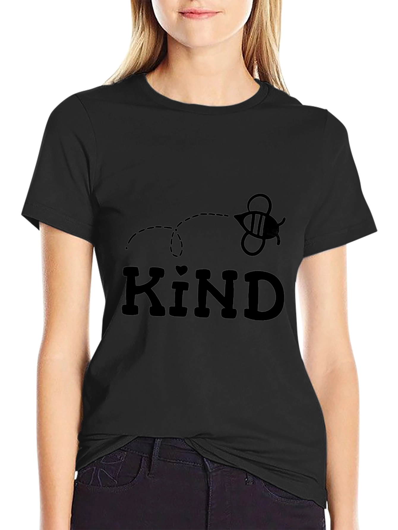 Bee Kind Graphic Tee - Stylish Black Unisex T-Shirt
