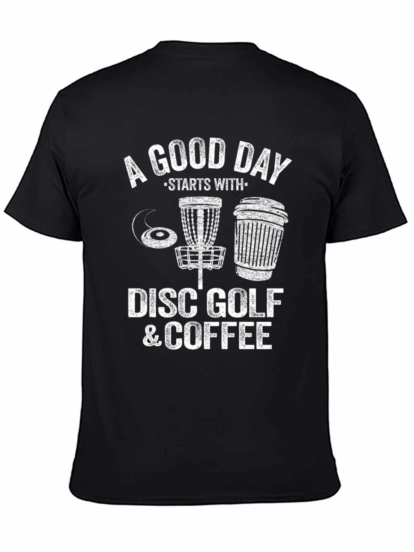 Disc Golf & Coffee Graphic Tee