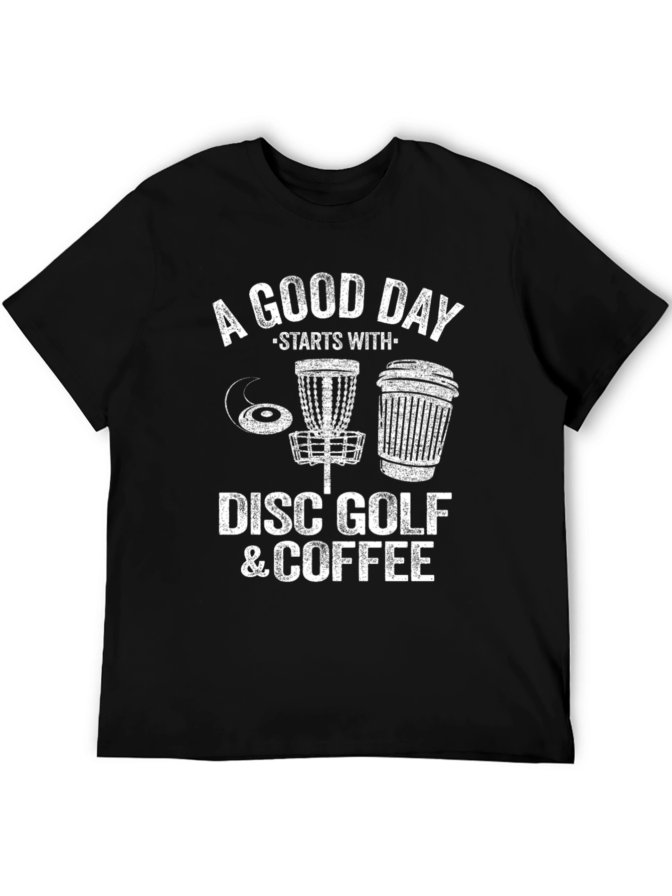 Disc Golf & Coffee Graphic Tee