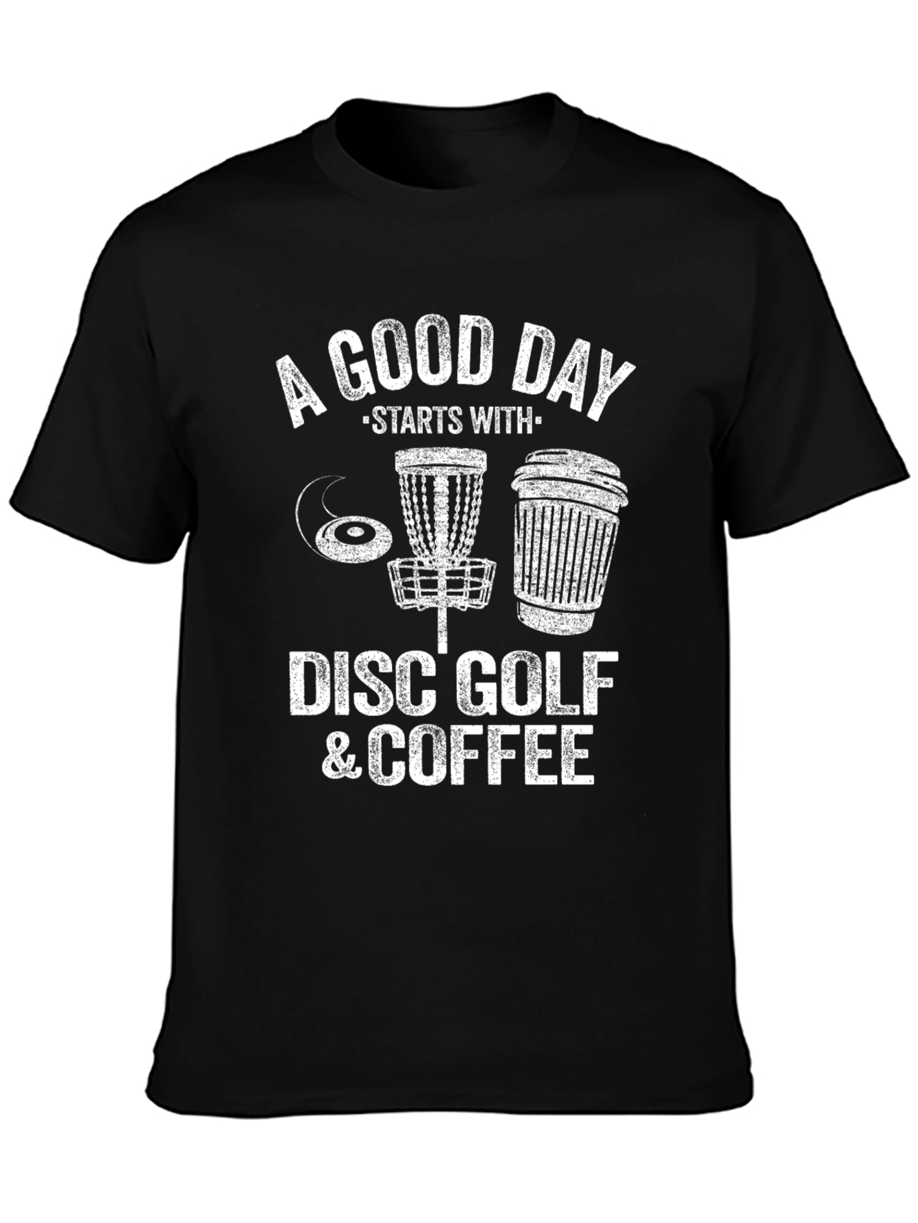Disc Golf & Coffee Graphic Tee