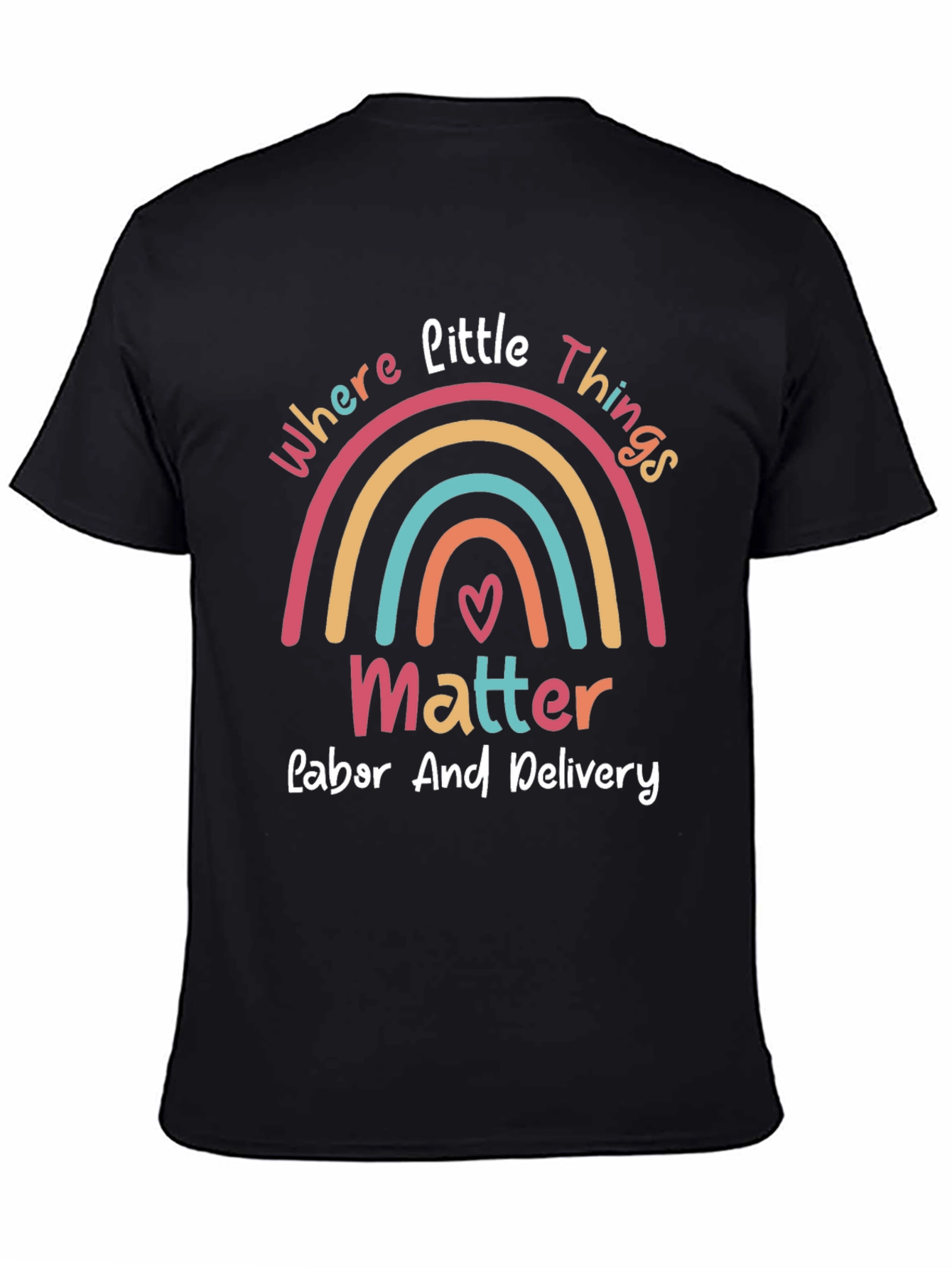 Labor & Delivery Rainbow Graphic Tee