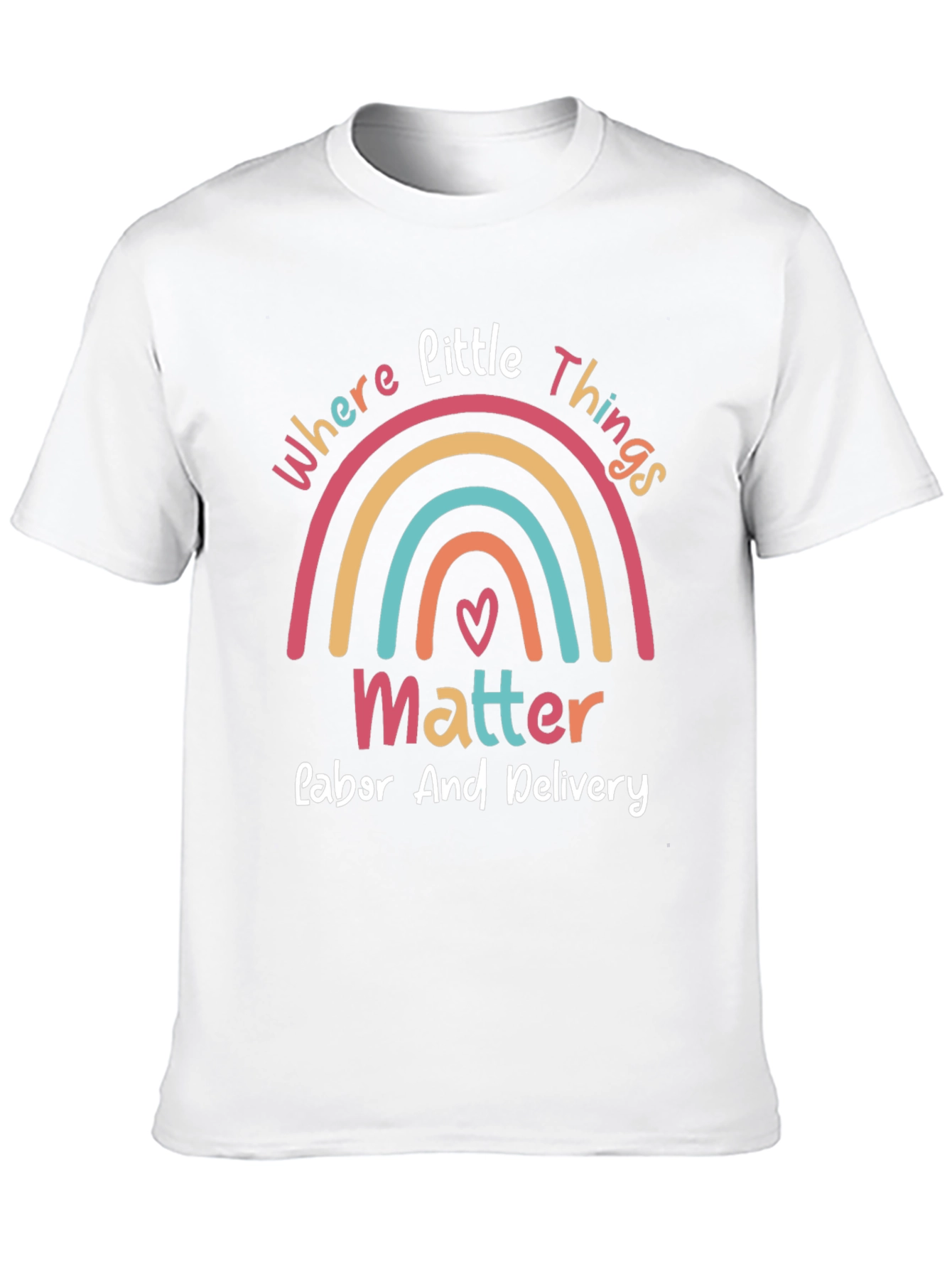 Labor & Delivery Rainbow Graphic Tee