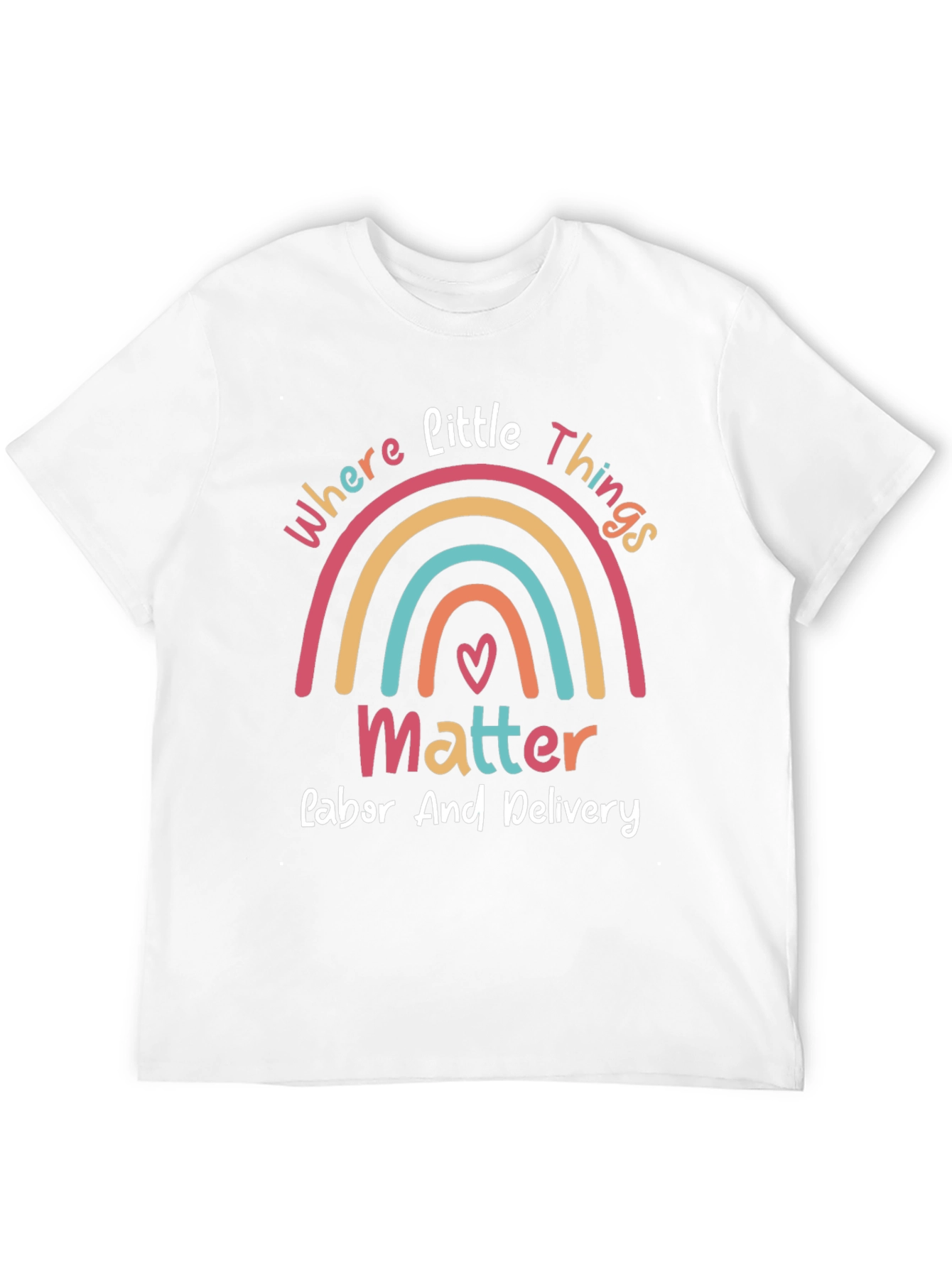 Labor & Delivery Rainbow Graphic Tee