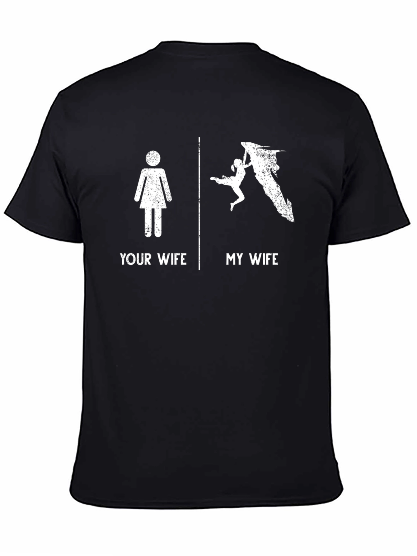 Funny Rock Climbing Wife T-Shirt