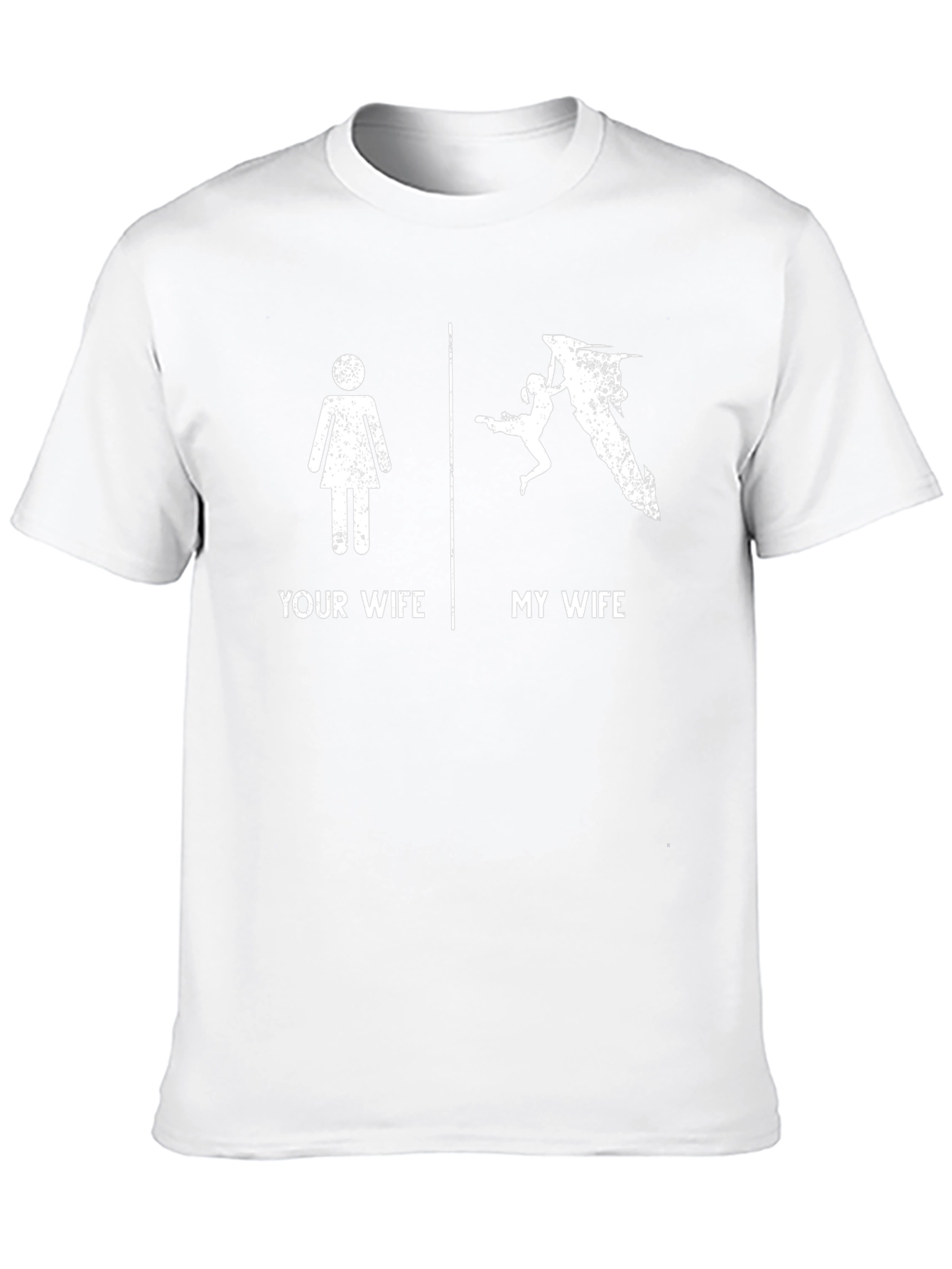 Funny Rock Climbing Wife T-Shirt