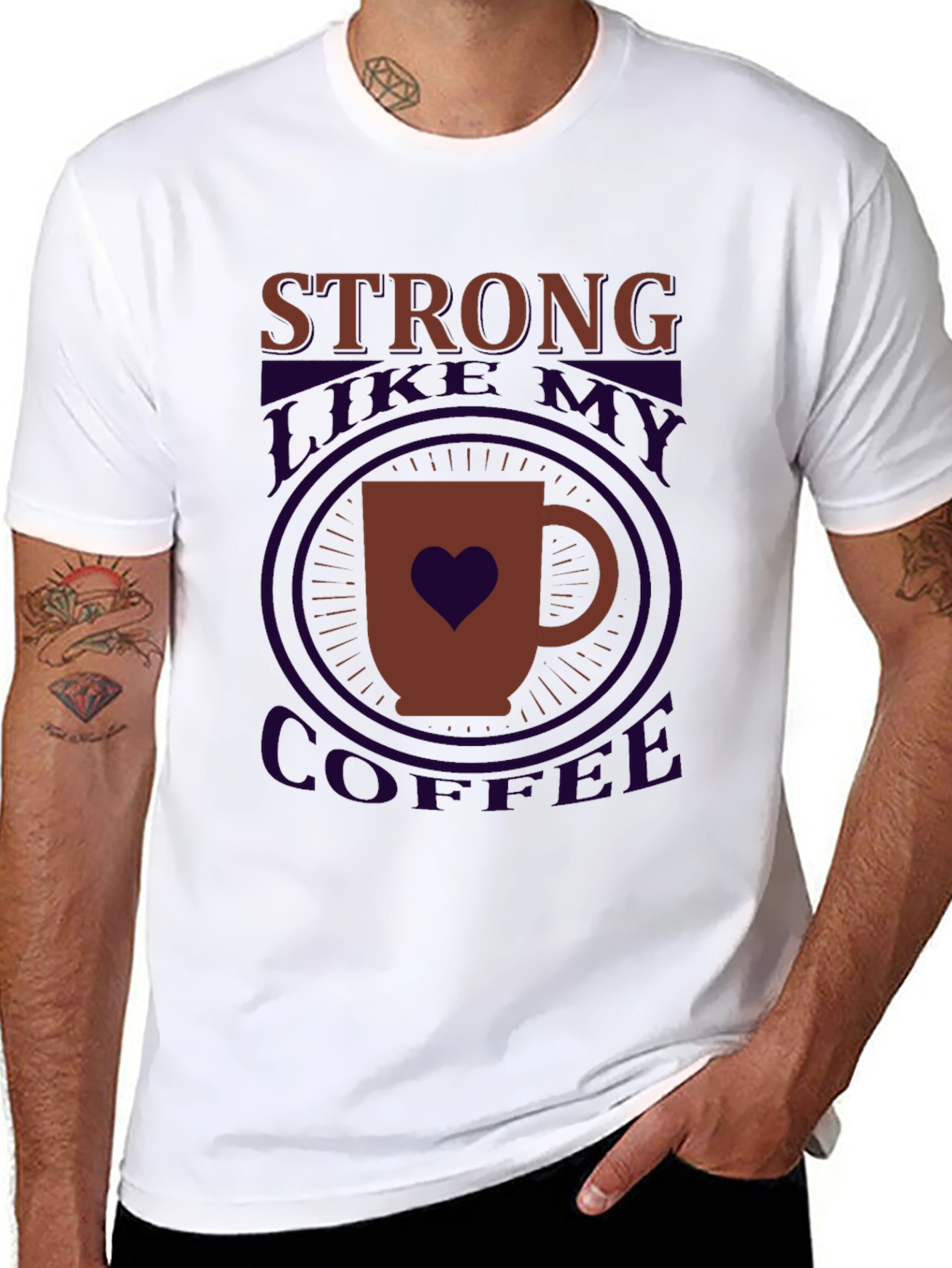 Strong Like My Coffee Graphic T-Shirt