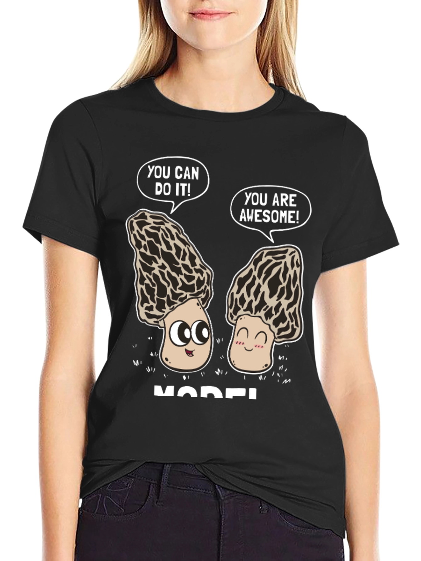 Motivational Morel Mushroom Graphic Tee