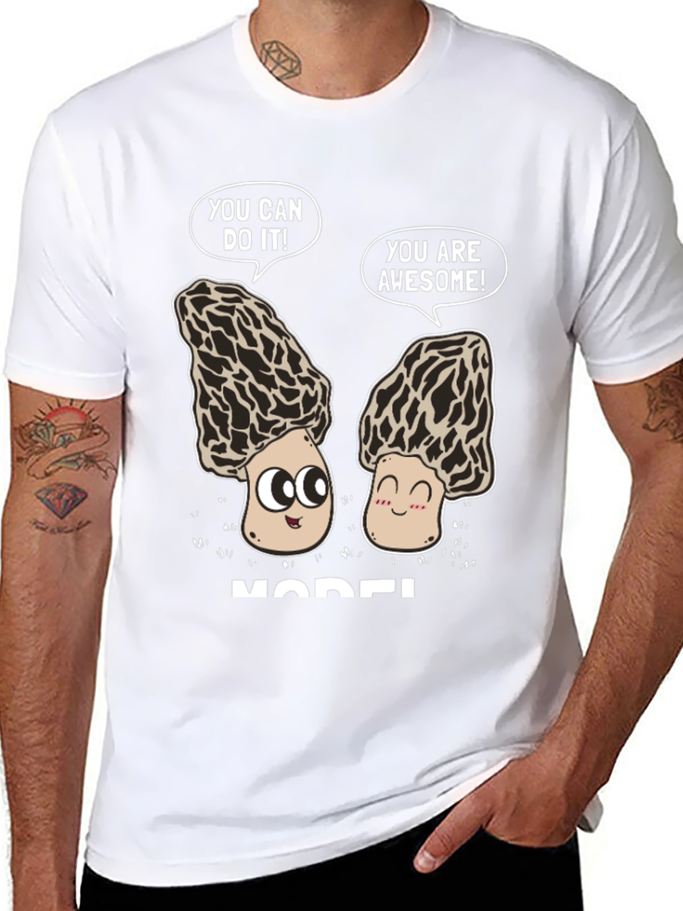 Motivational Morel Mushroom Graphic Tee