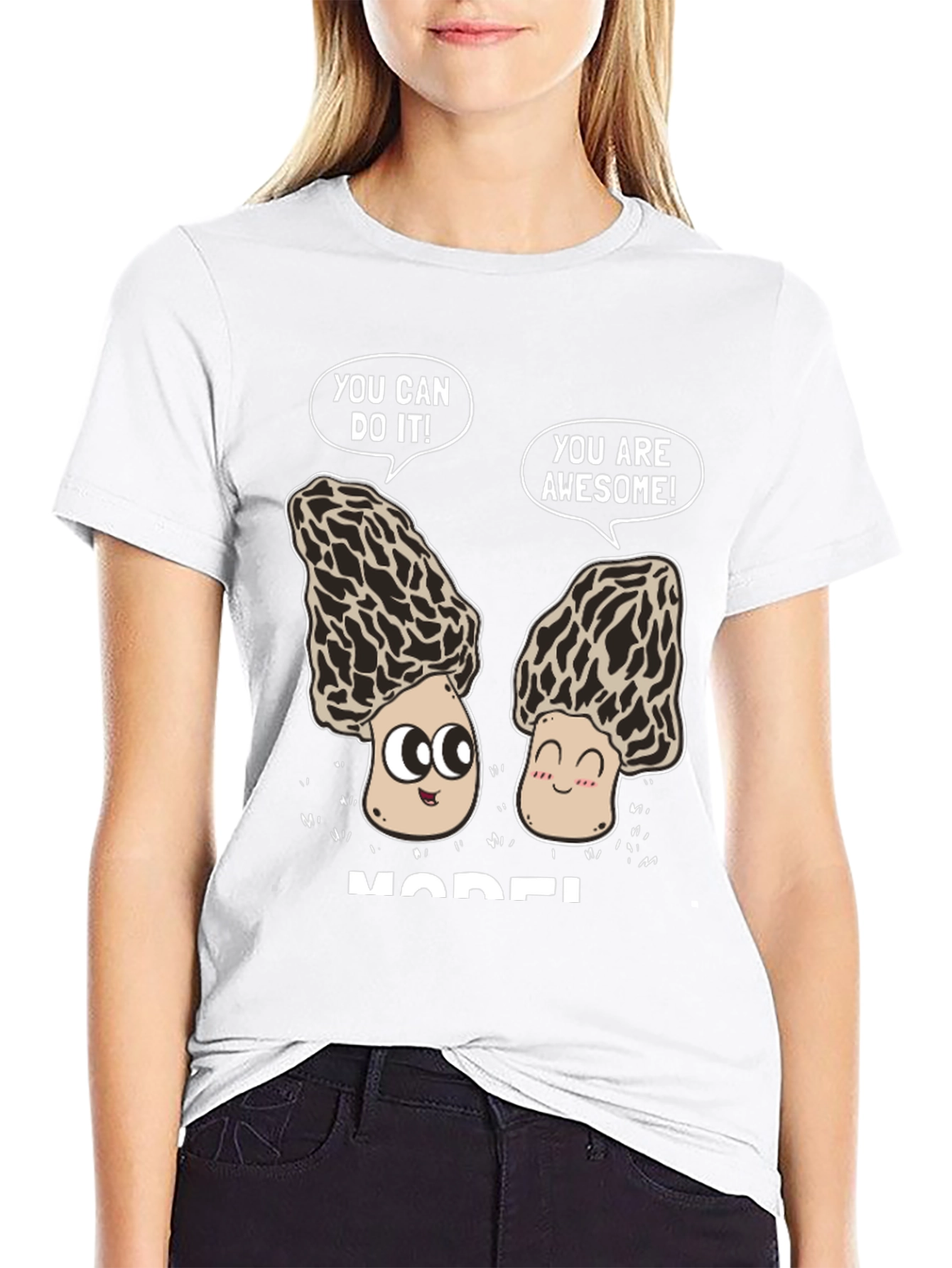 Motivational Morel Mushroom Graphic Tee