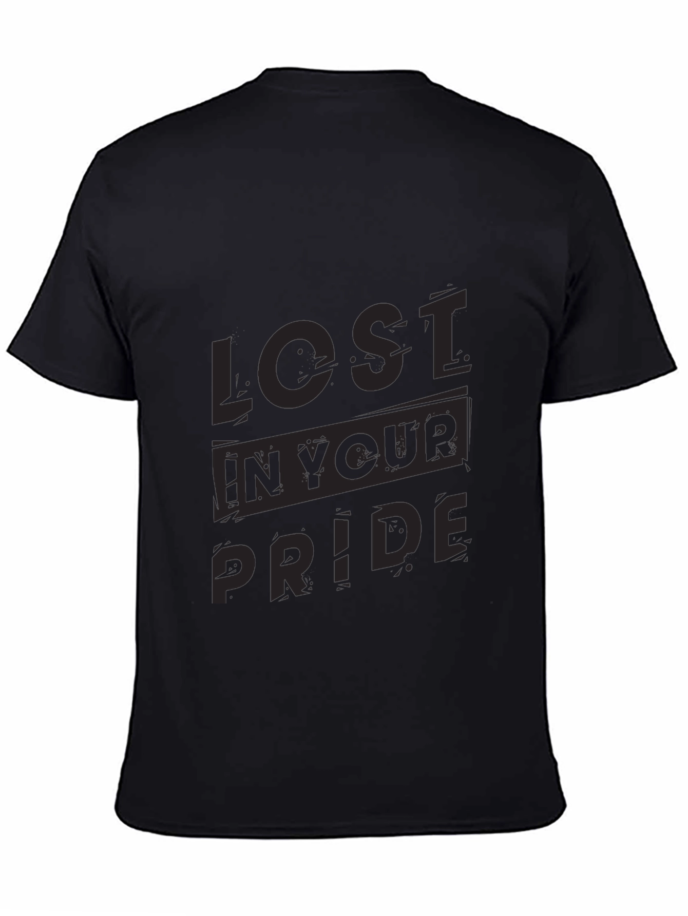 Lost in Your Pride Graphic Tee - Black