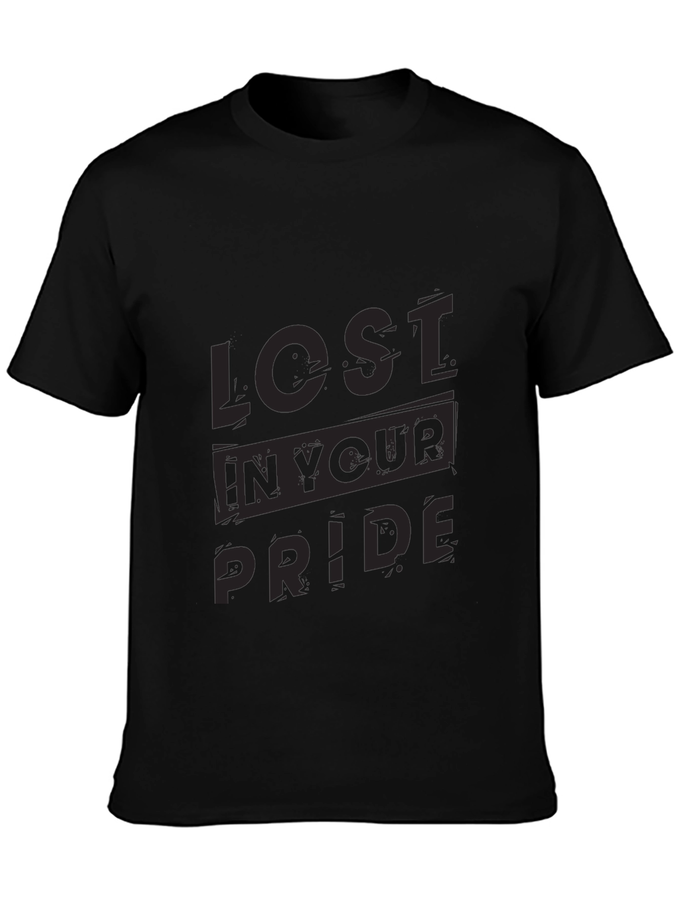 Lost in Your Pride Graphic Tee - Black