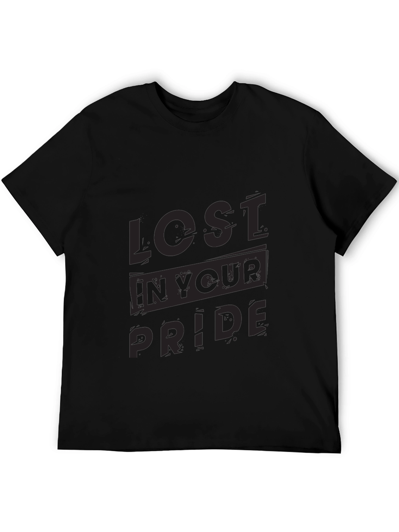 Lost in Your Pride Graphic Tee - Black