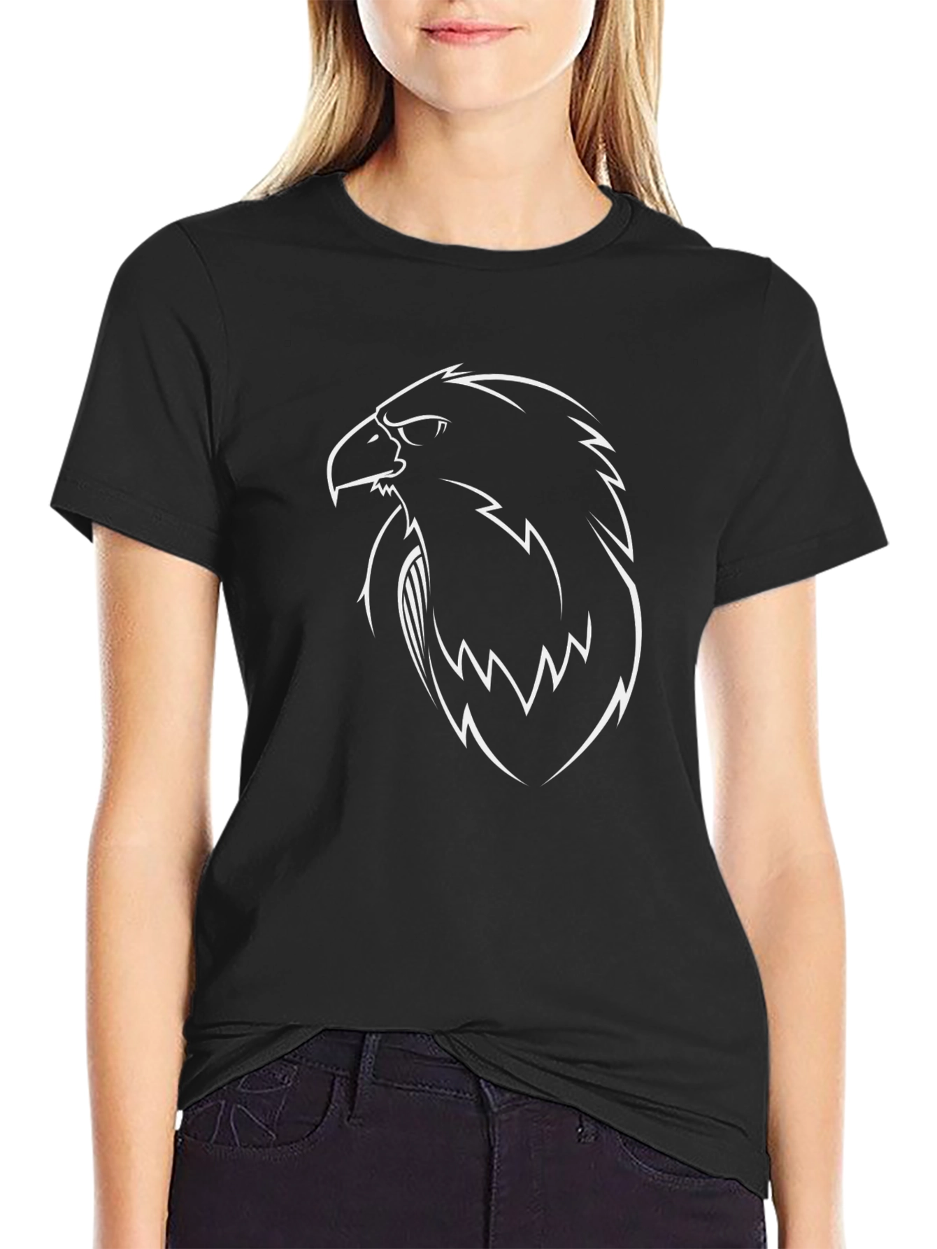 Black Eagle Graphic Tee - Stylish Mens T-Shirt