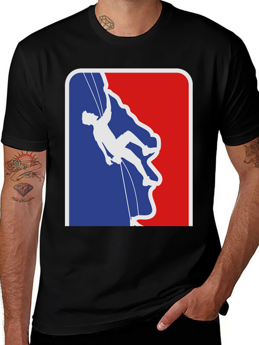Climbing Silhouette Graphic T-Shirt