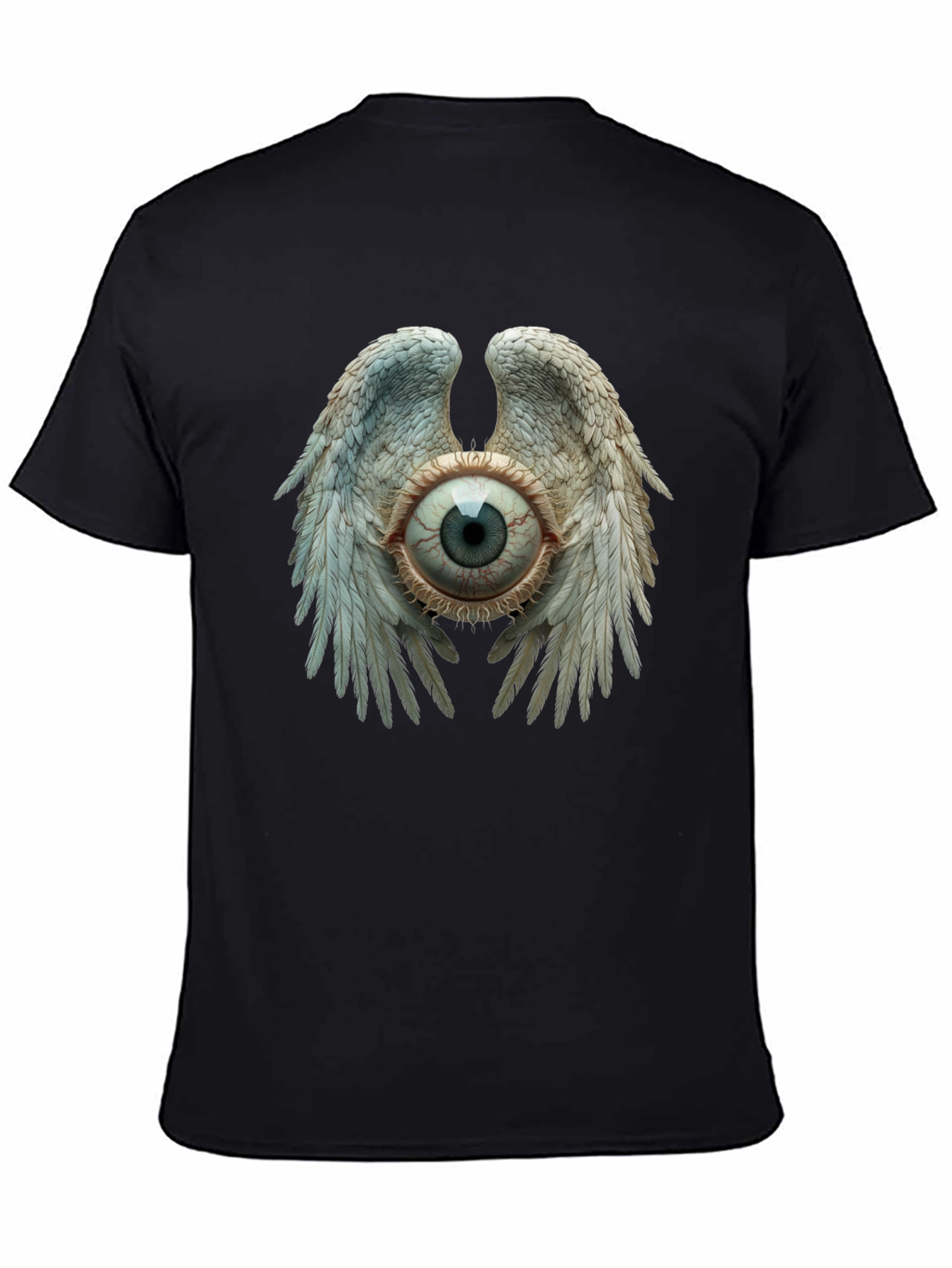 Eye with Wings Graphic Tee - Unique Design