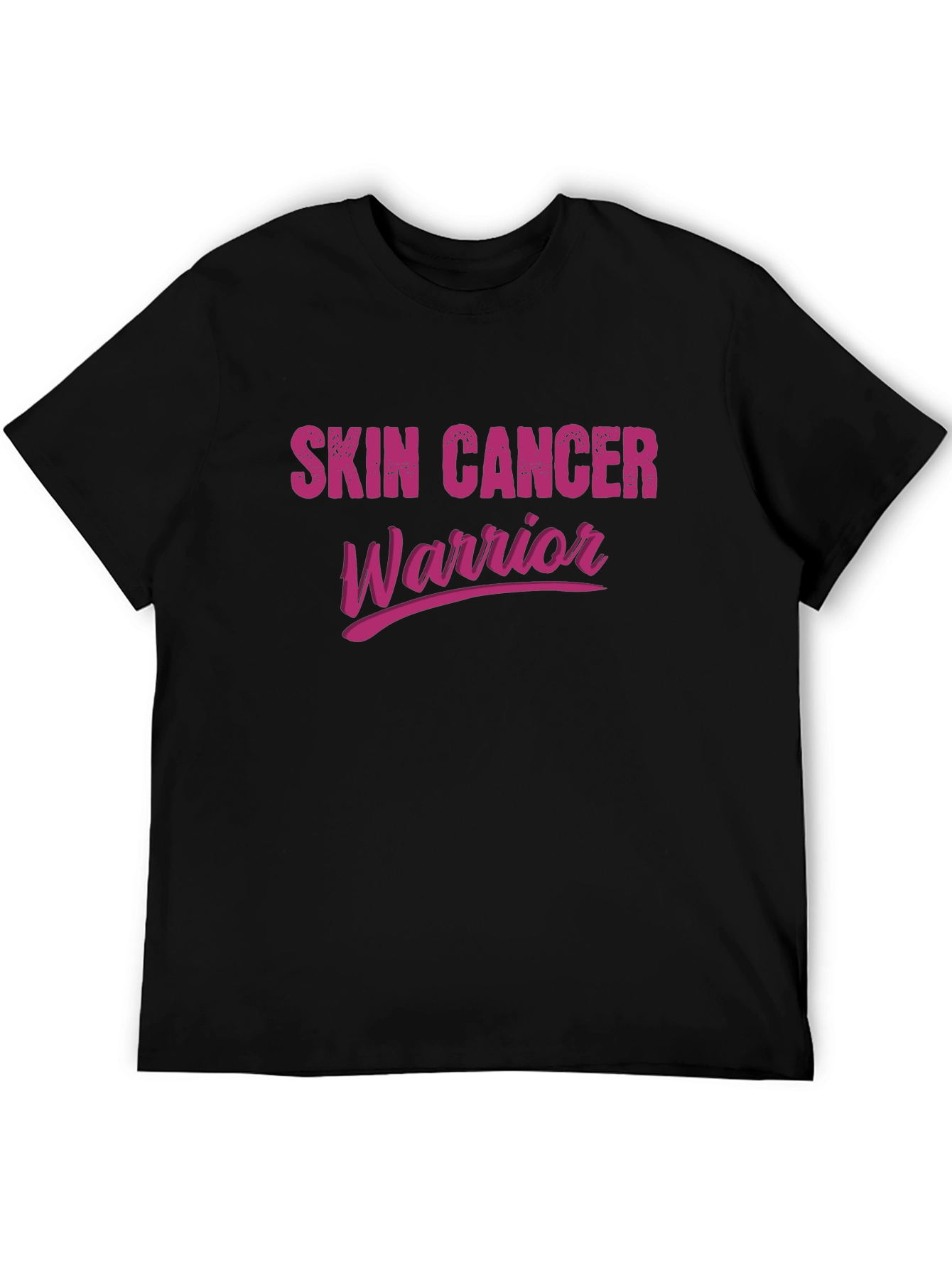 Skin Cancer Warrior Graphic Tee - Black