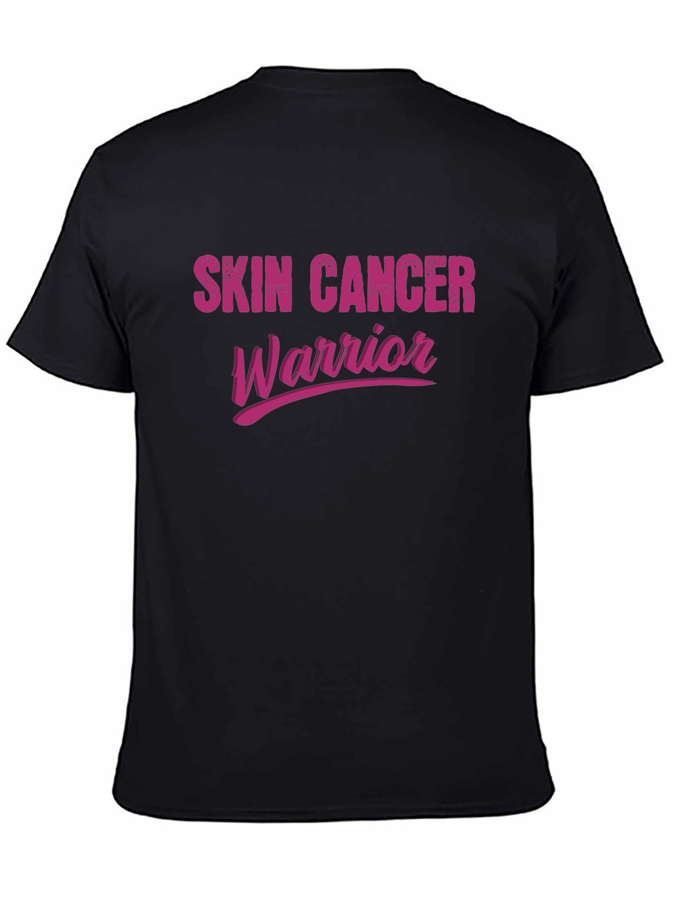 Skin Cancer Warrior Graphic Tee - Black