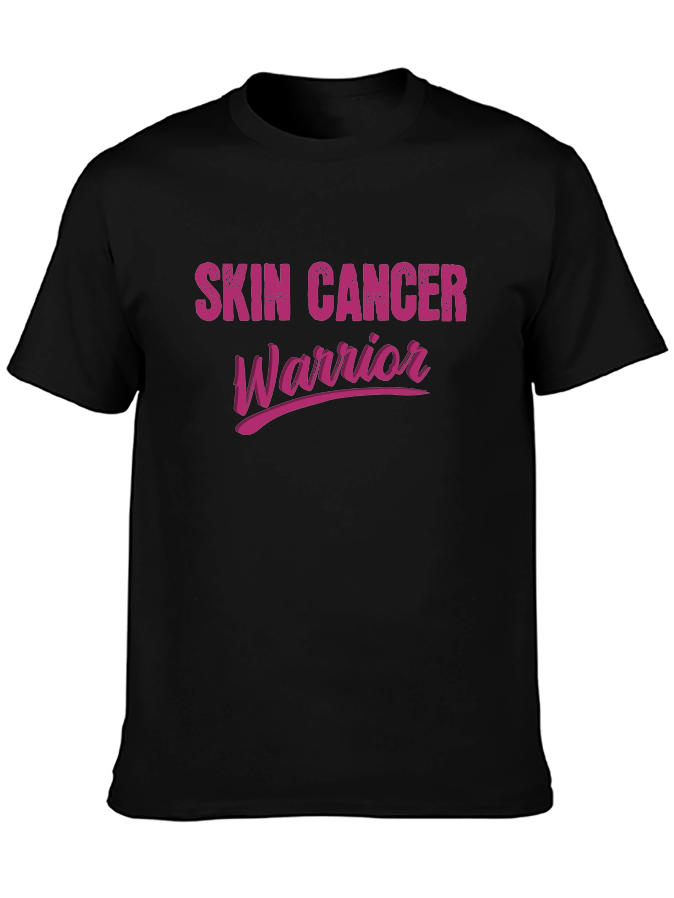 Skin Cancer Warrior Graphic Tee - Black