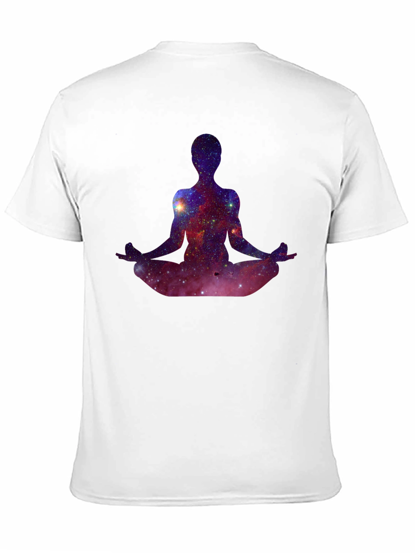 Cosmic Meditation T-Shirt - Galaxy Yoga Tee