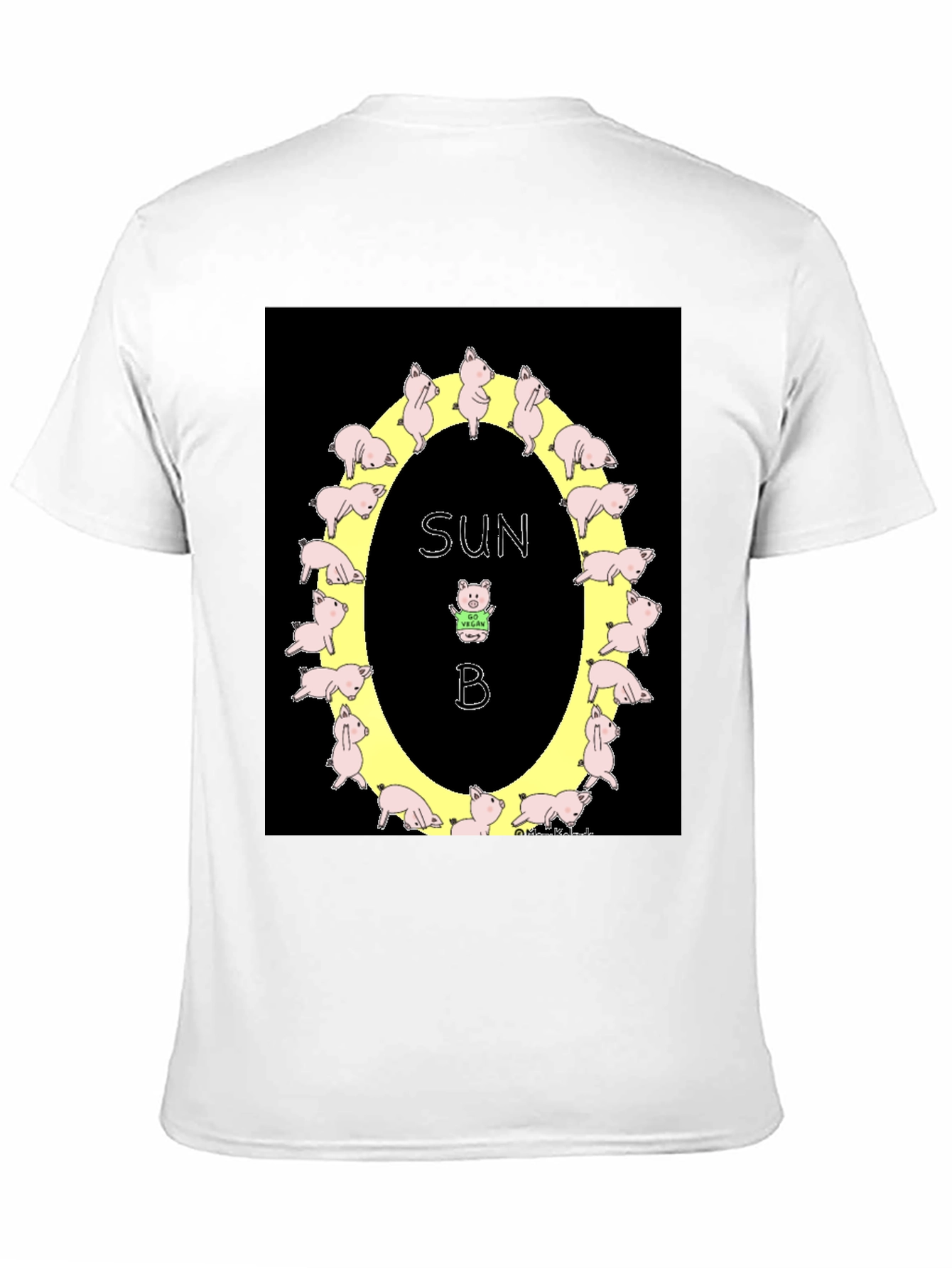 Sun B Vegan Pig T-Shirt