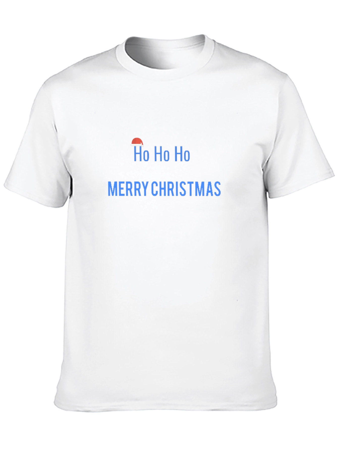 Ho Ho Ho Merry Christmas Black T-Shirt