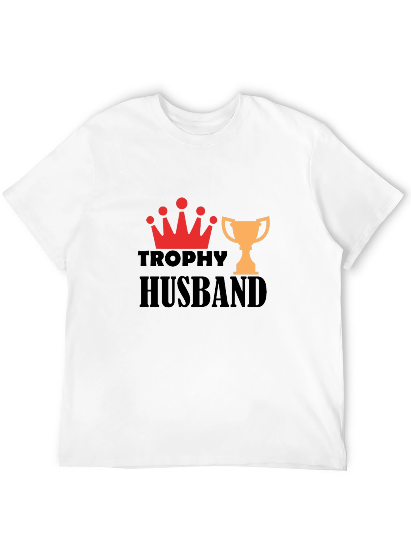 Trophy Husband Graphic Print T-Shirt