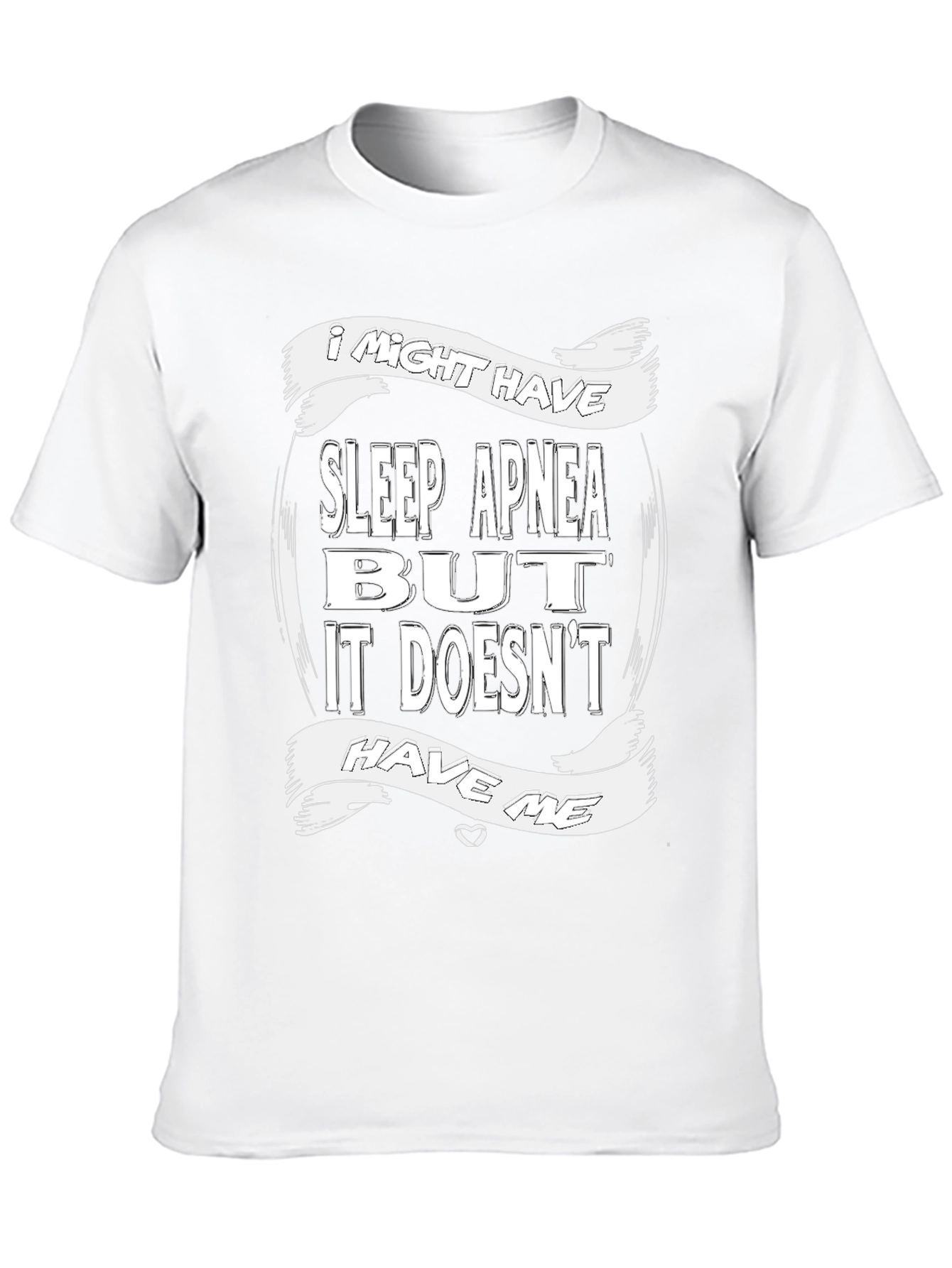 Sleep Apnea Awareness Graphic Tee - Black